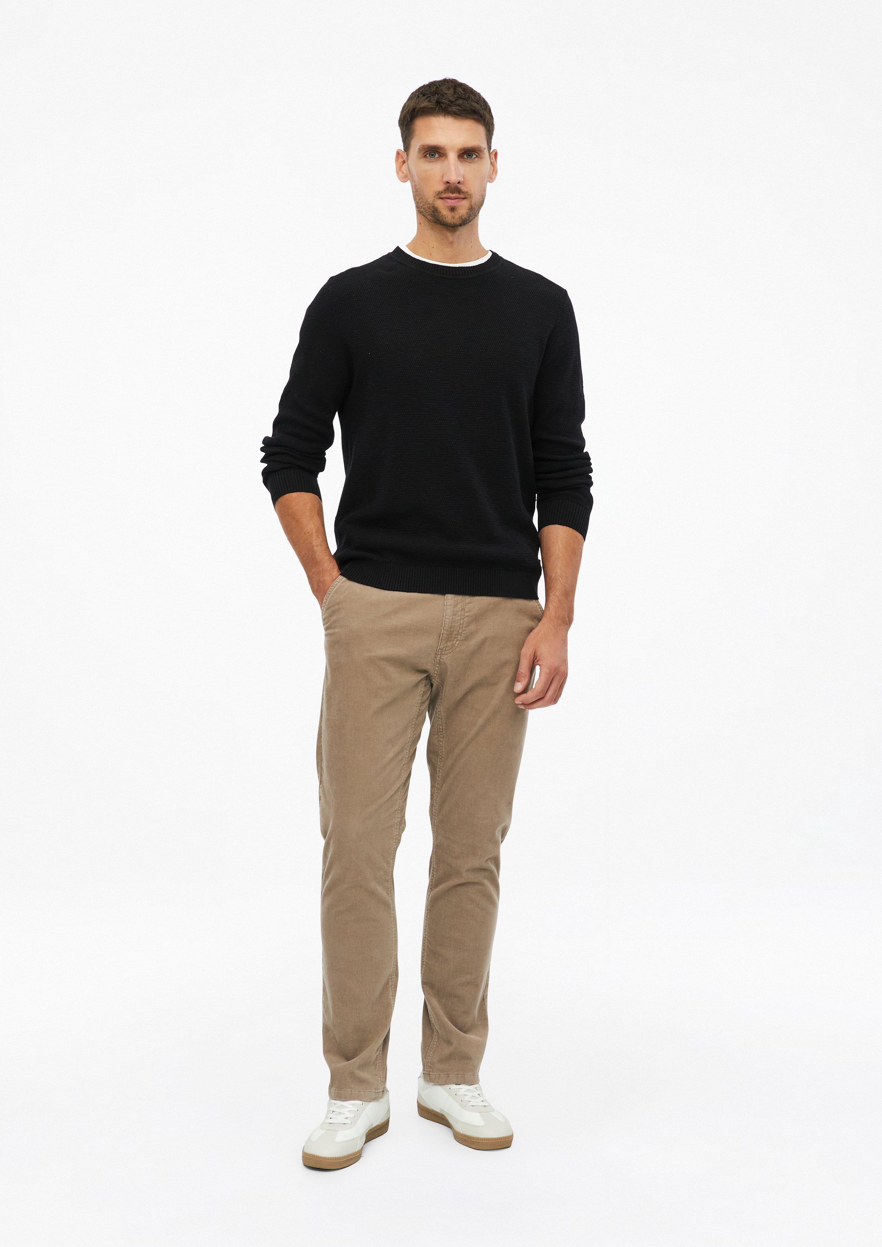Hommes Pull en tricot en noir de s.Oliver