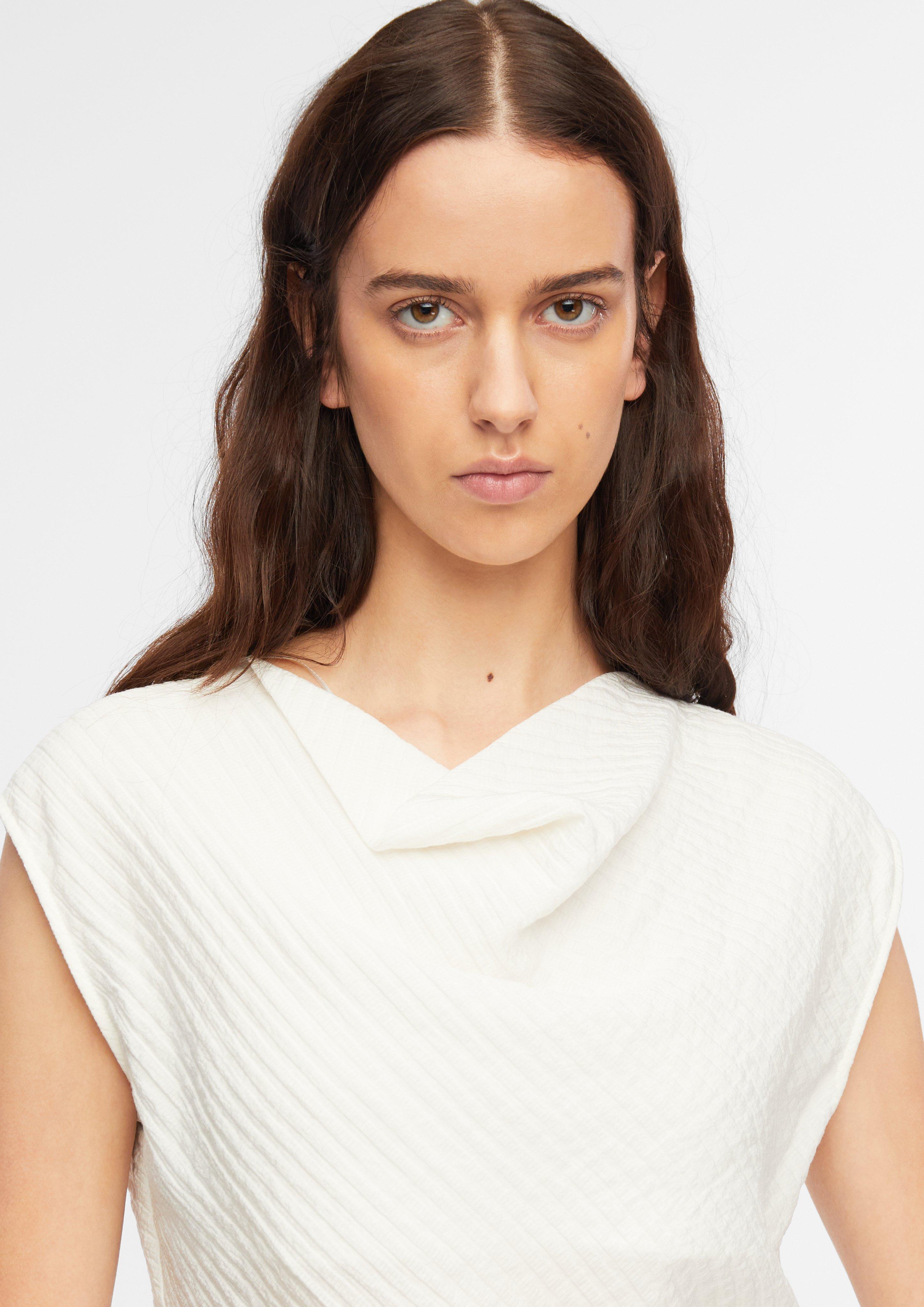 Bluse in weiß von COMMA