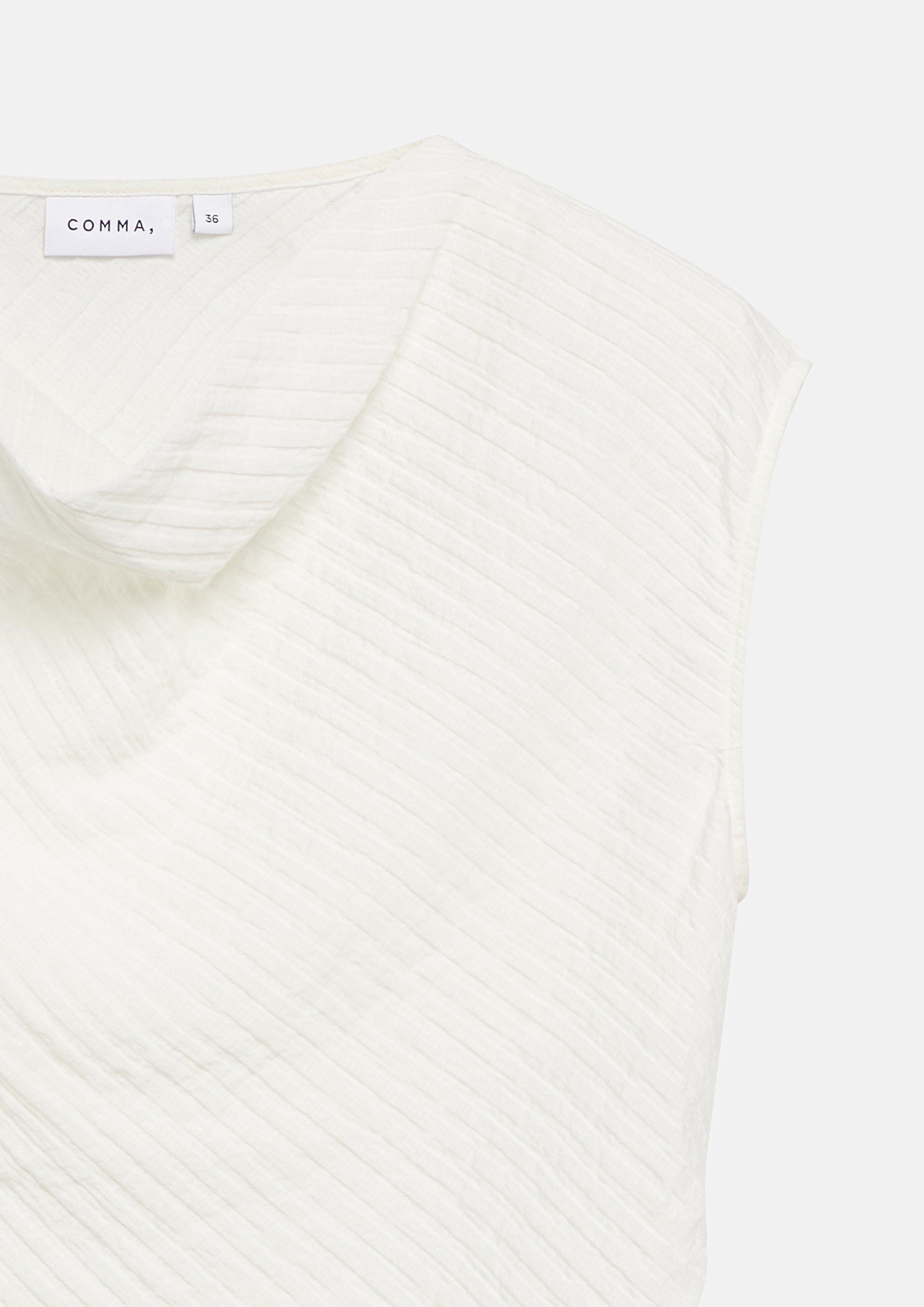 Bluse in weiß von COMMA