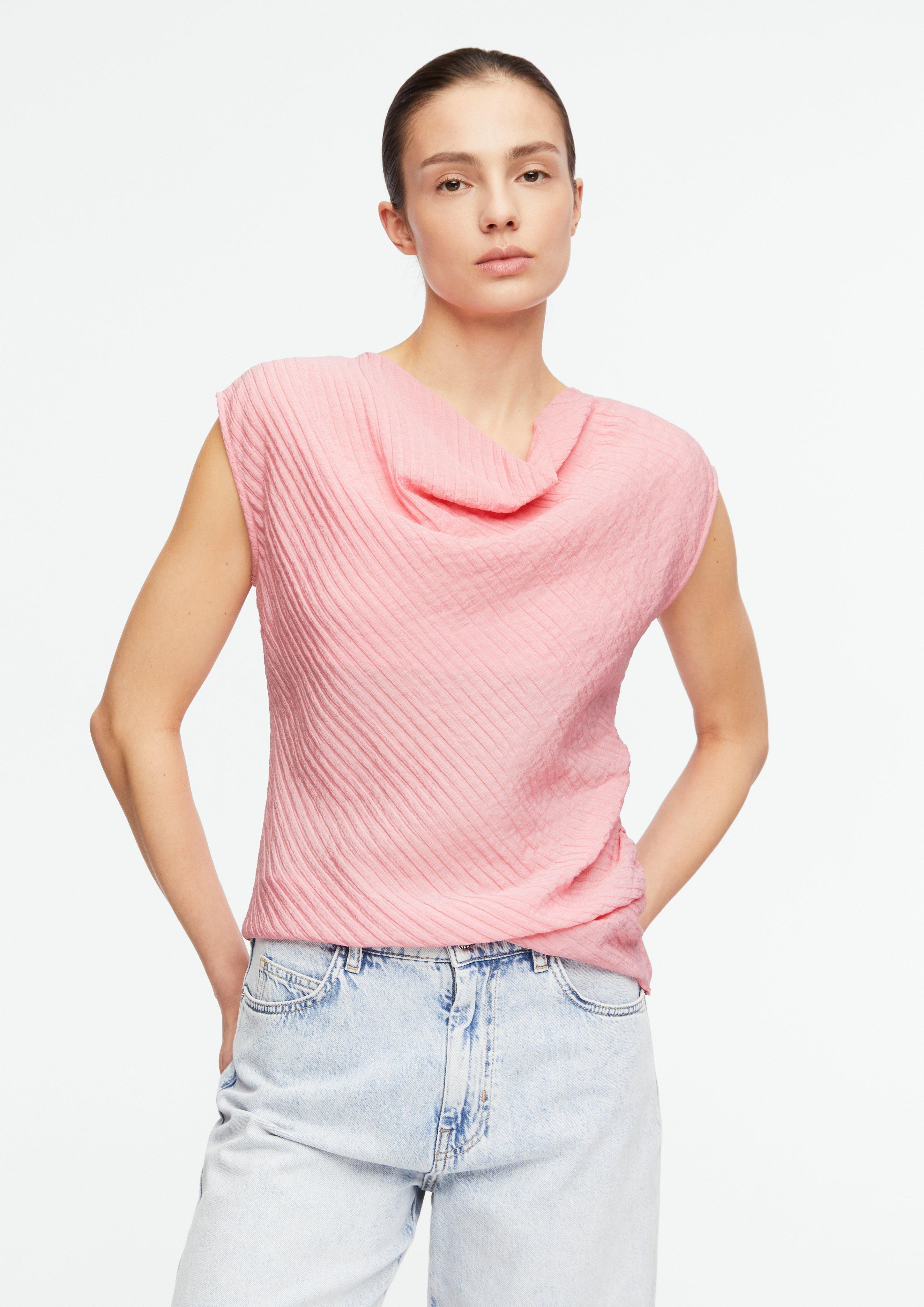 Bluse in pink von COMMA