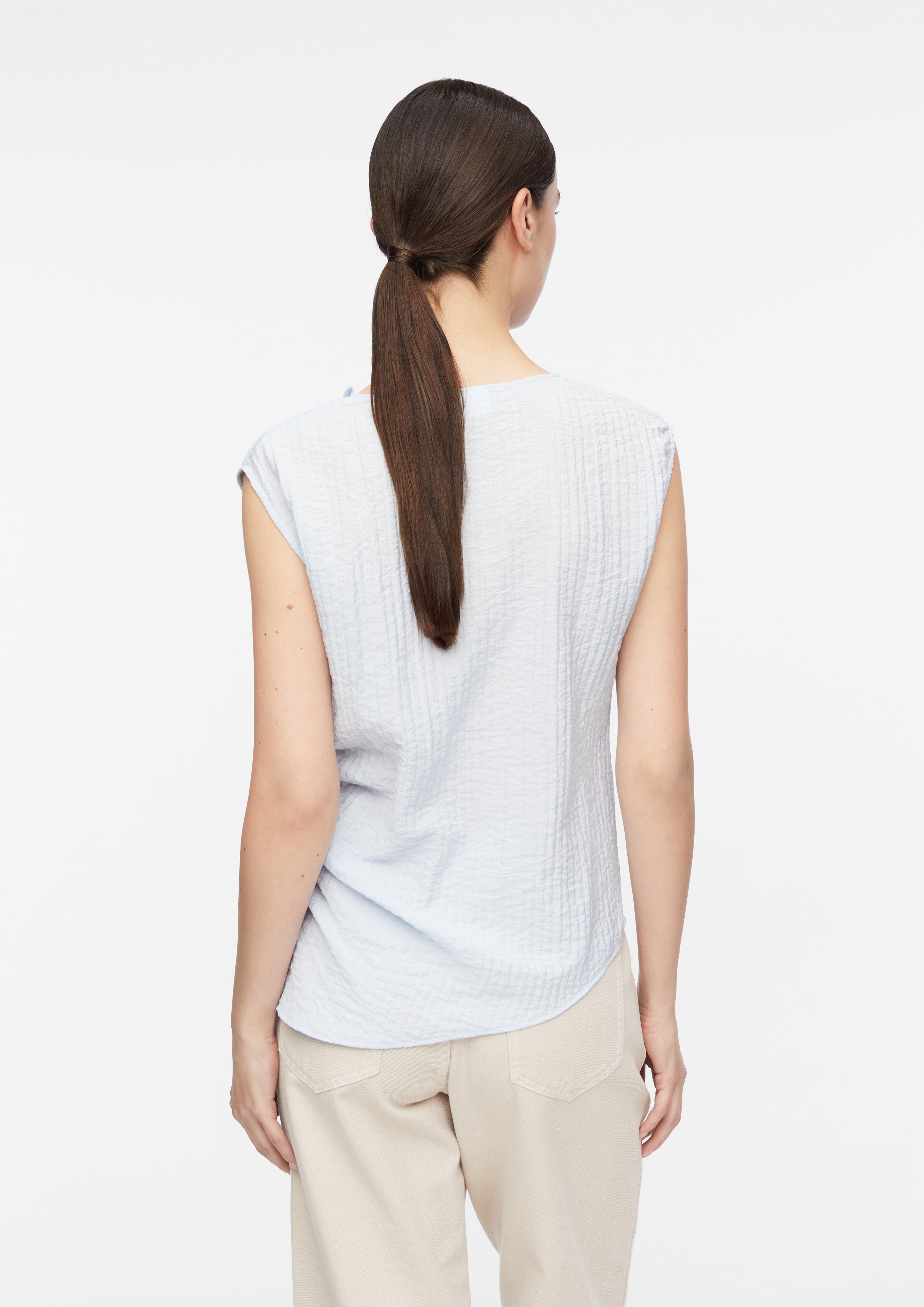 Bluse in blau von COMMA