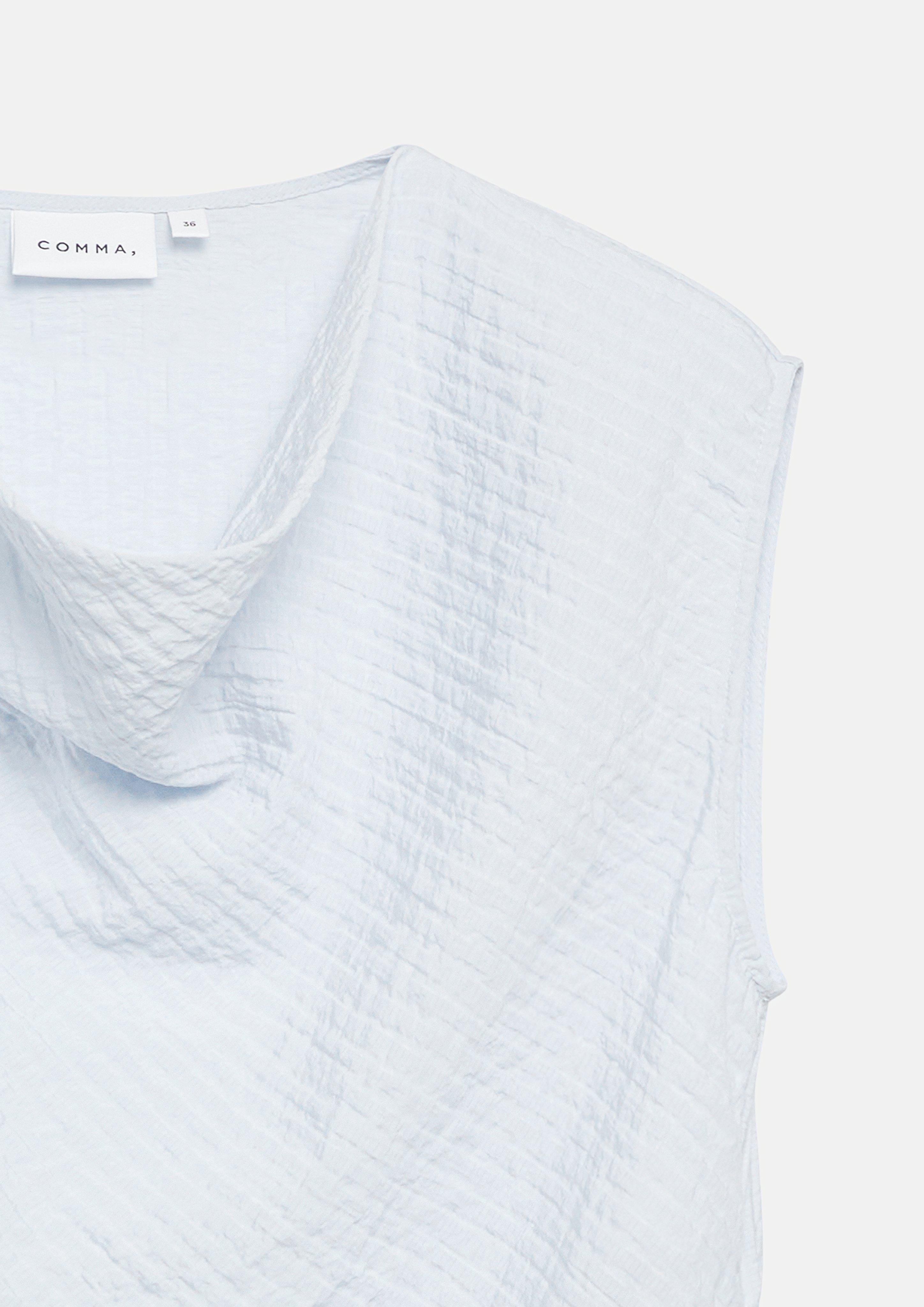Bluse in blau von COMMA