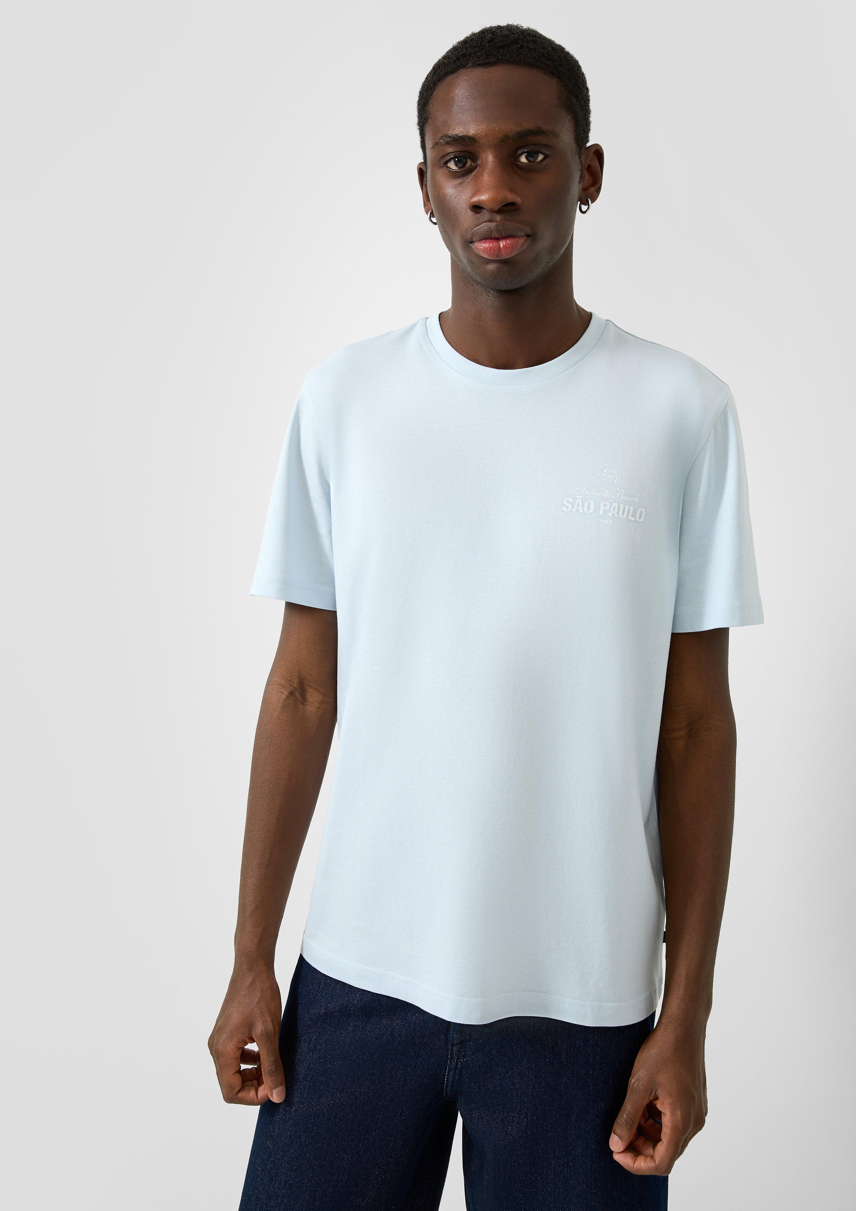 Men T-shirt with lettering print in  by QS