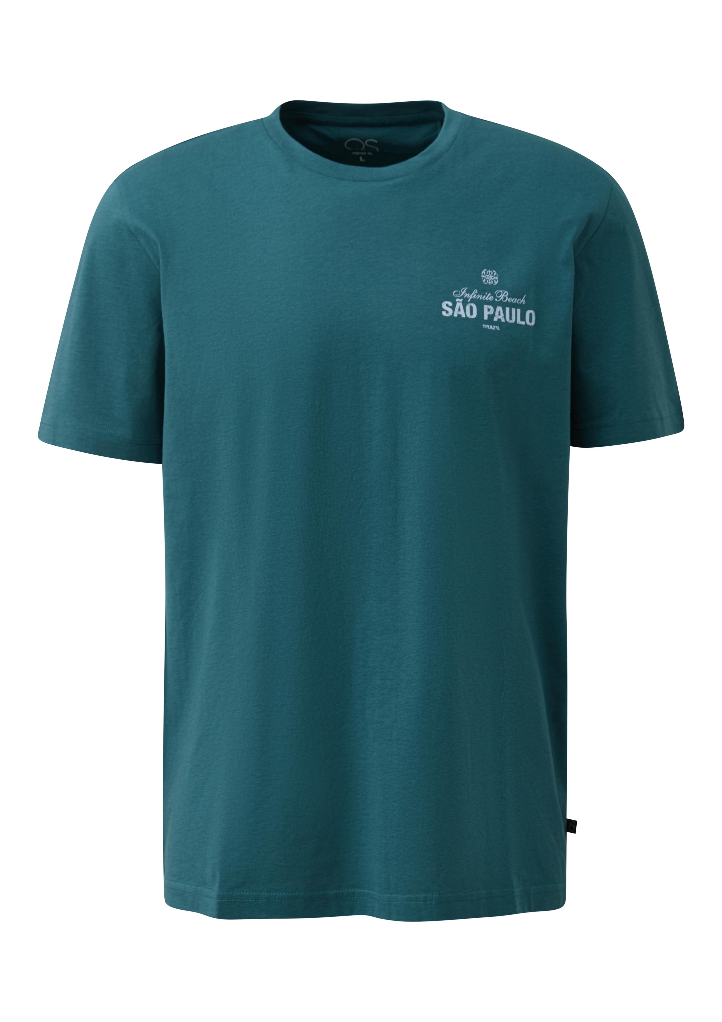 T-shirt met letterprint