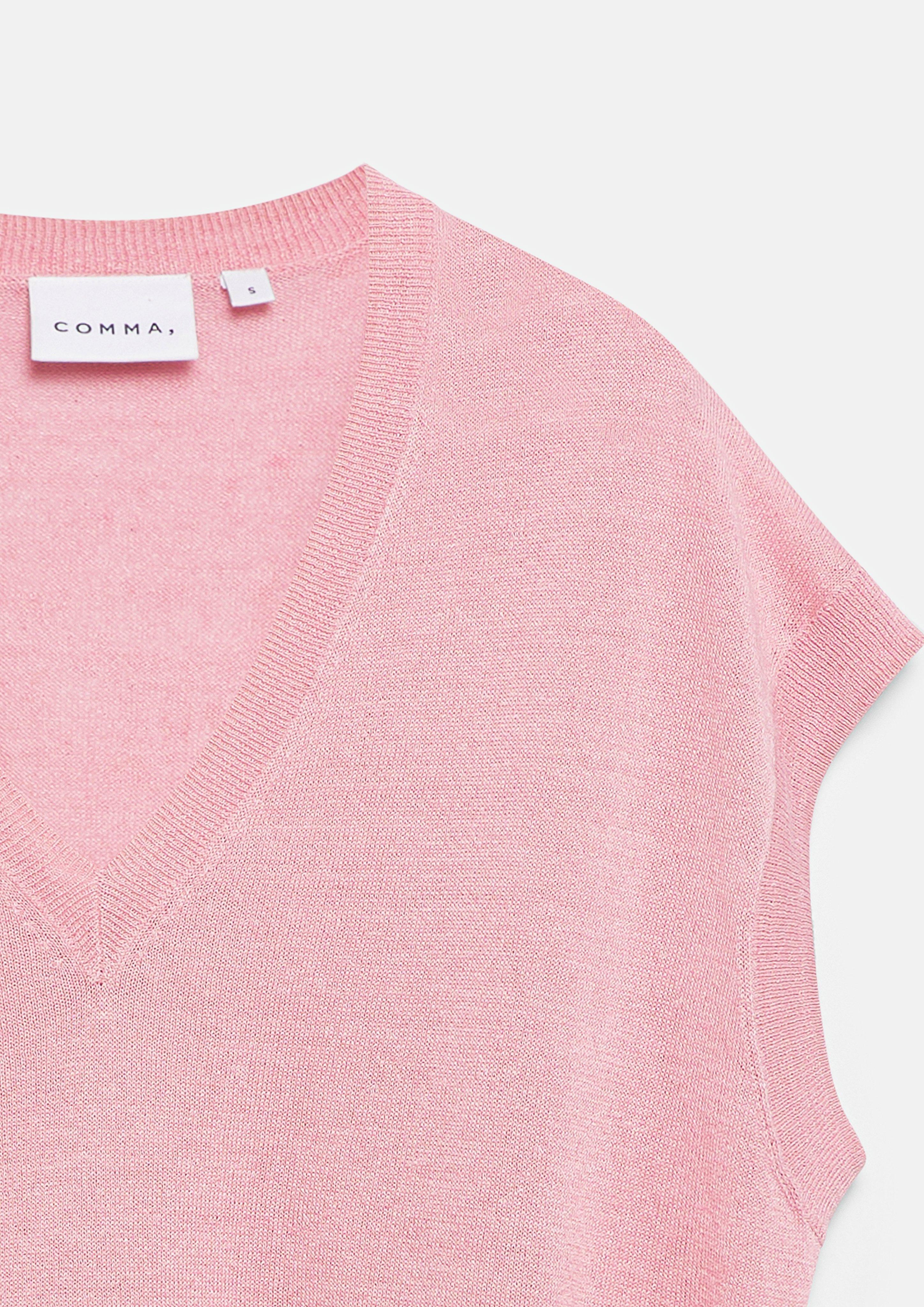 Strickpullover in pink von COMMA