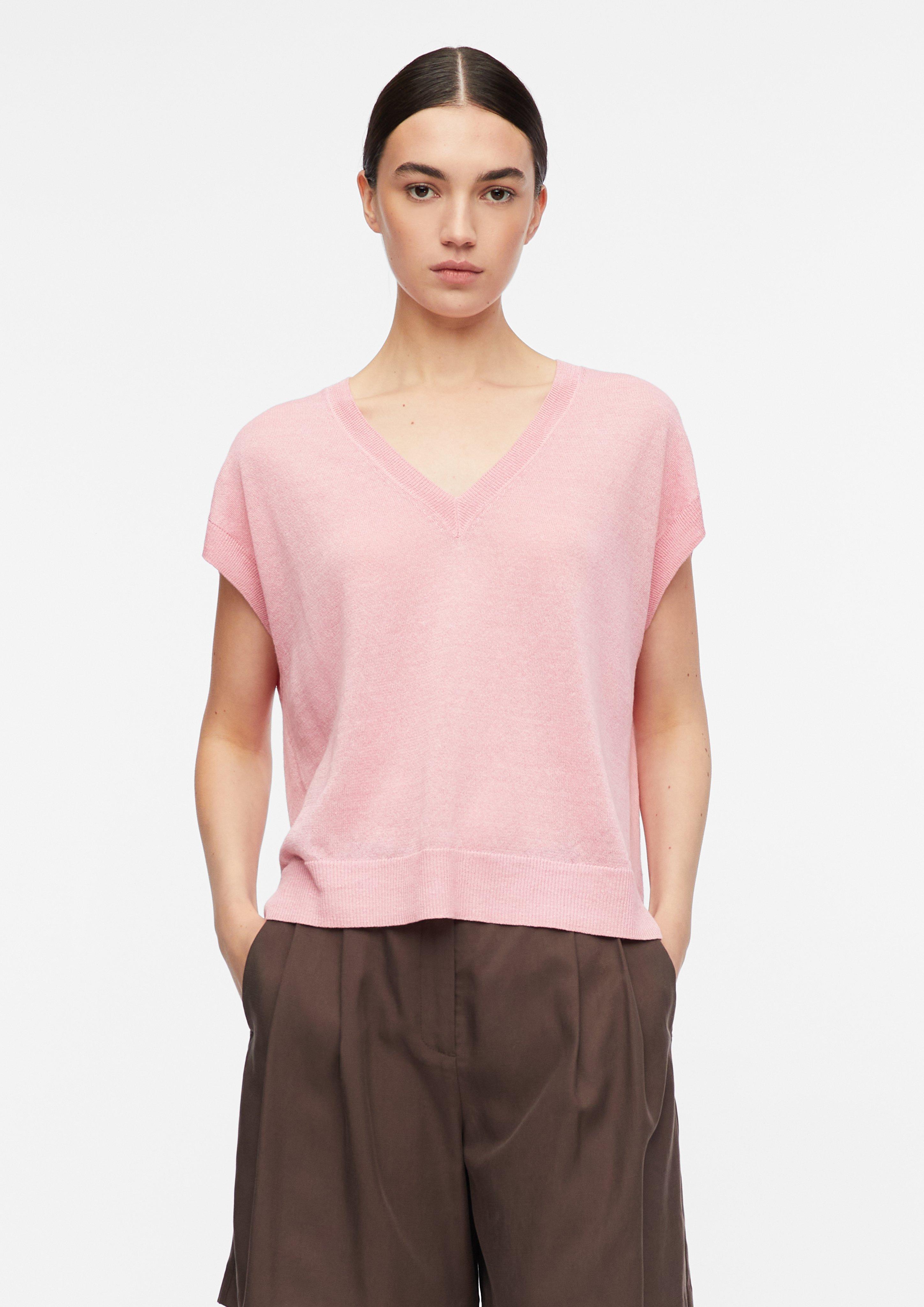 Strickpullover in pink von COMMA