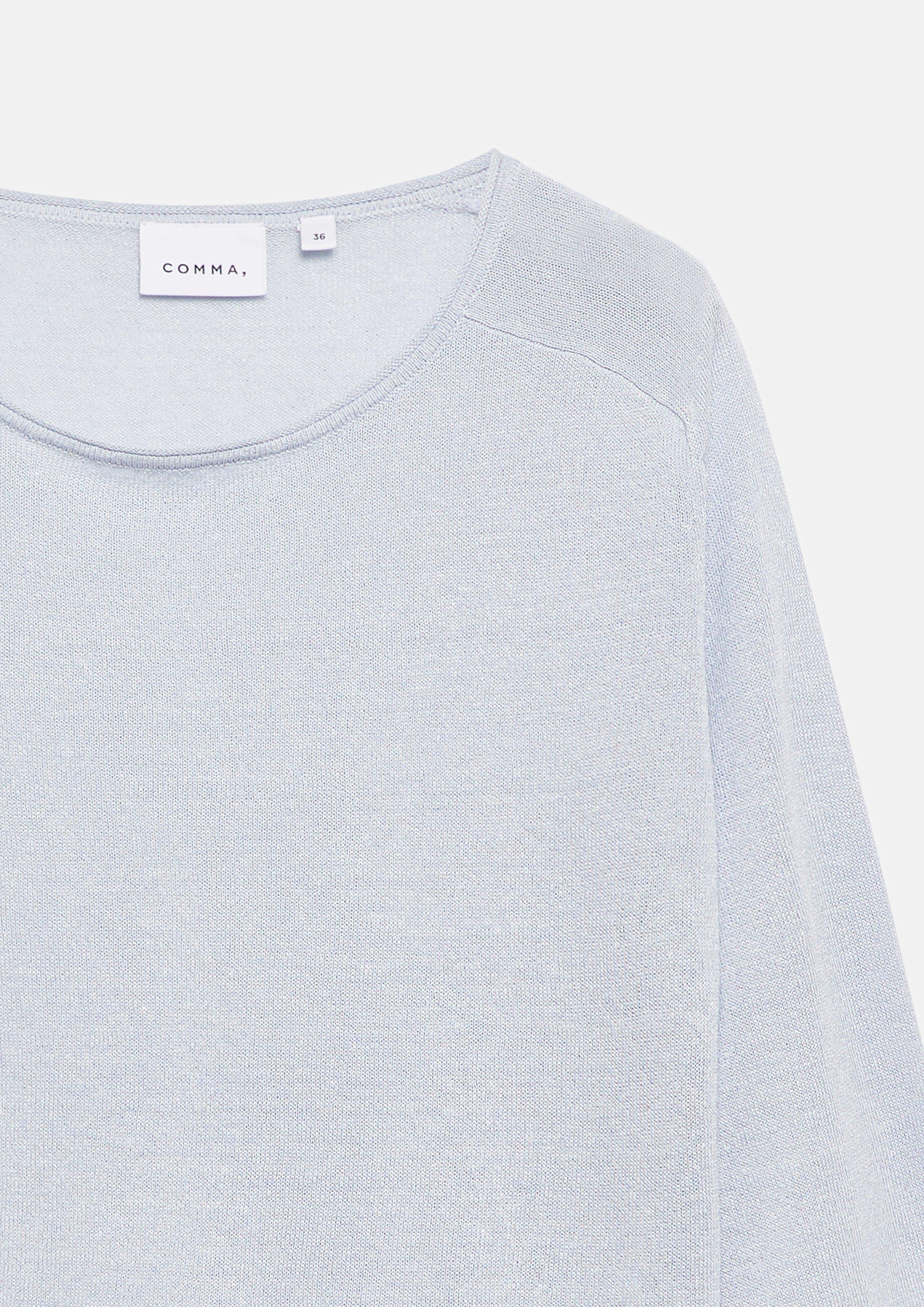 Strickpullover in blau von COMMA