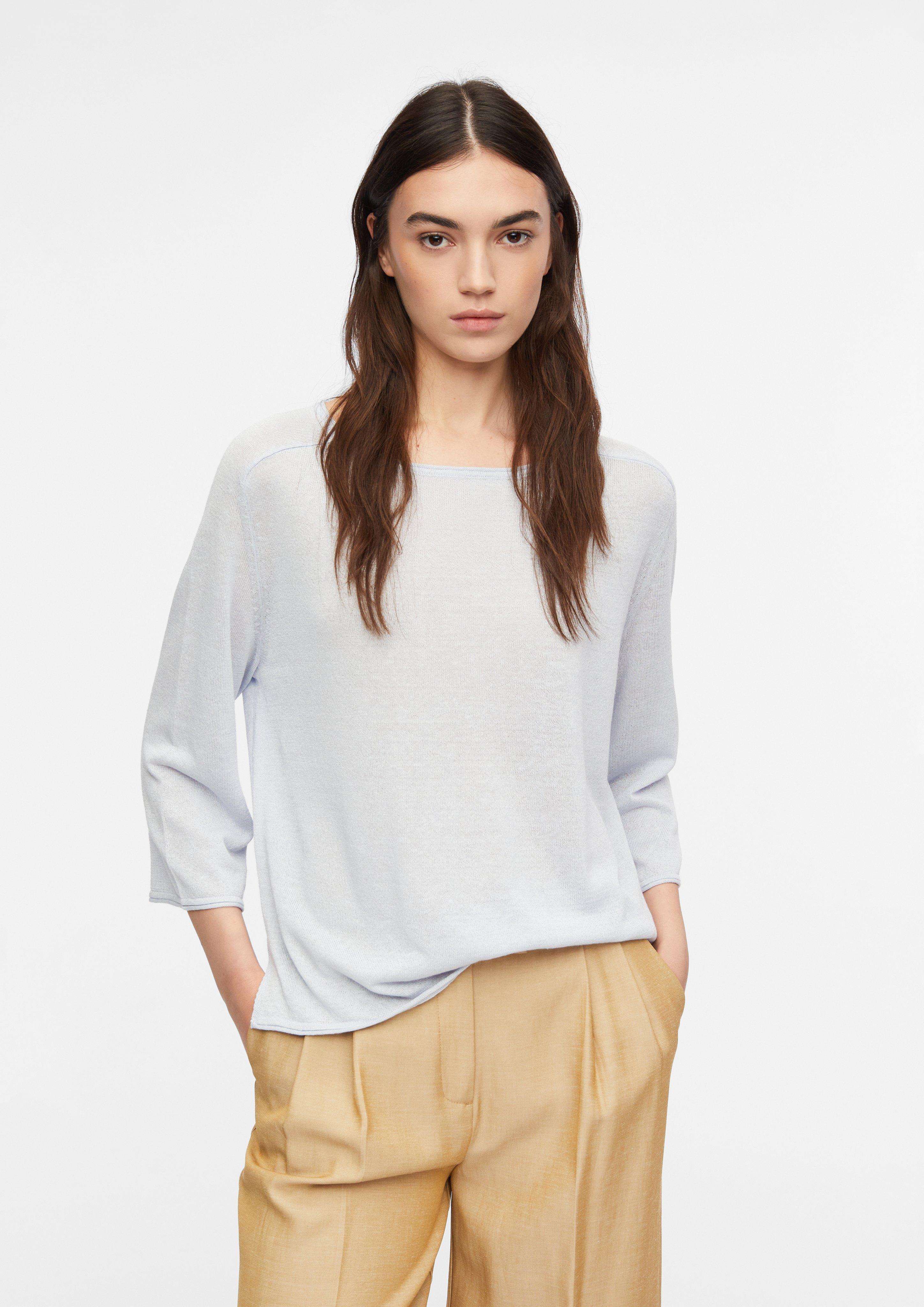 Strickpullover in blau von COMMA