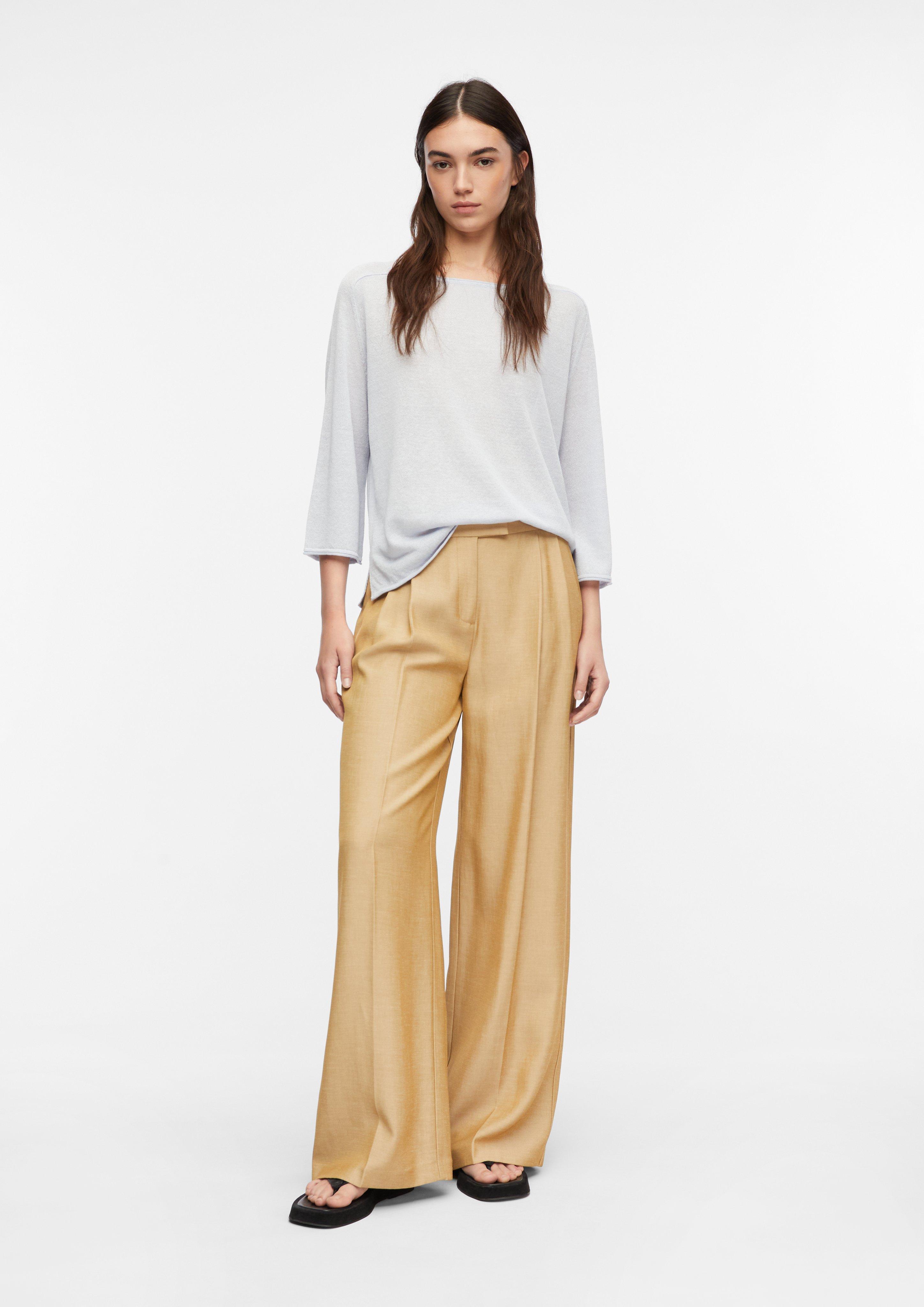 Strickpullover in blau von COMMA