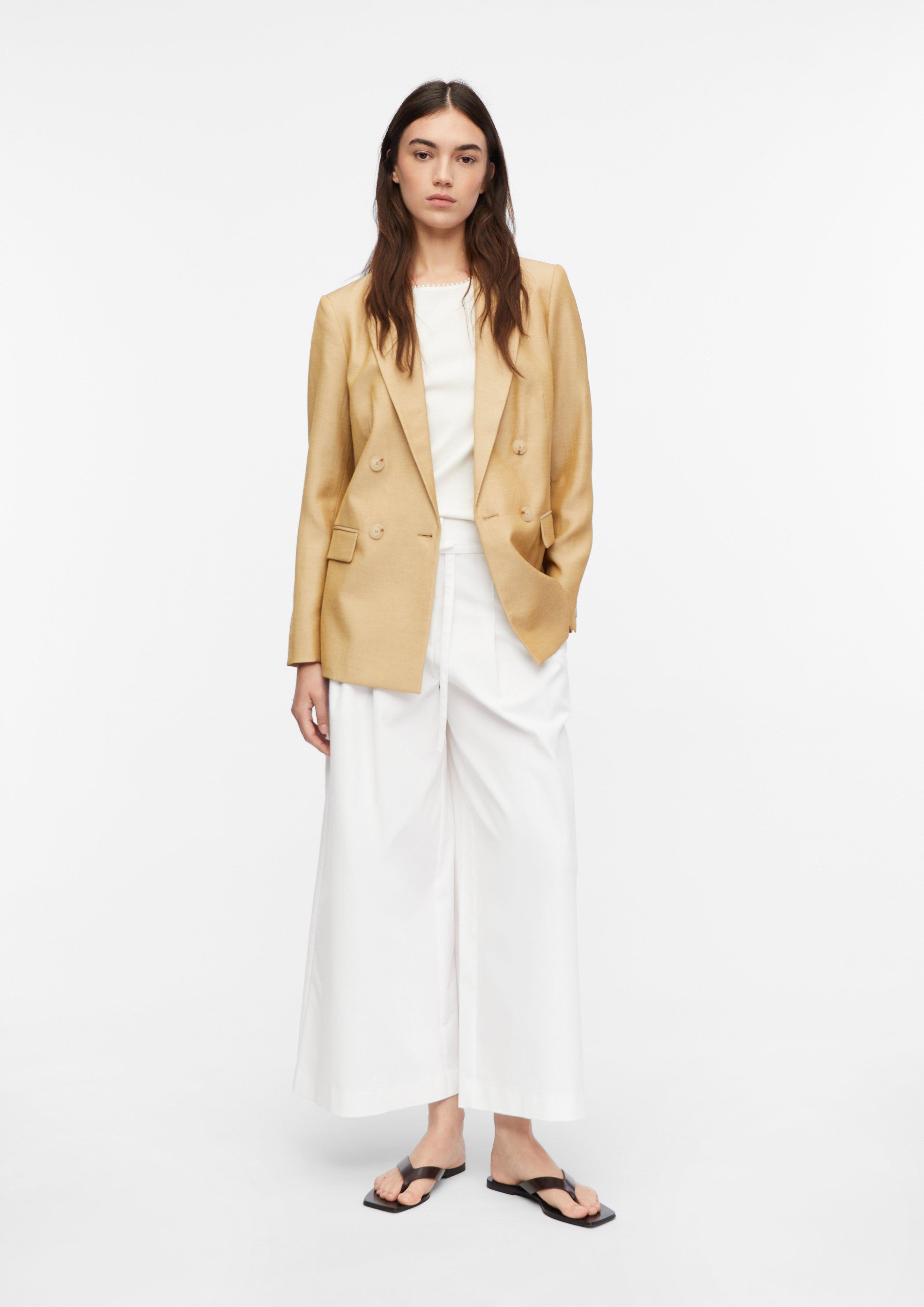 Hose in weiß von COMMA