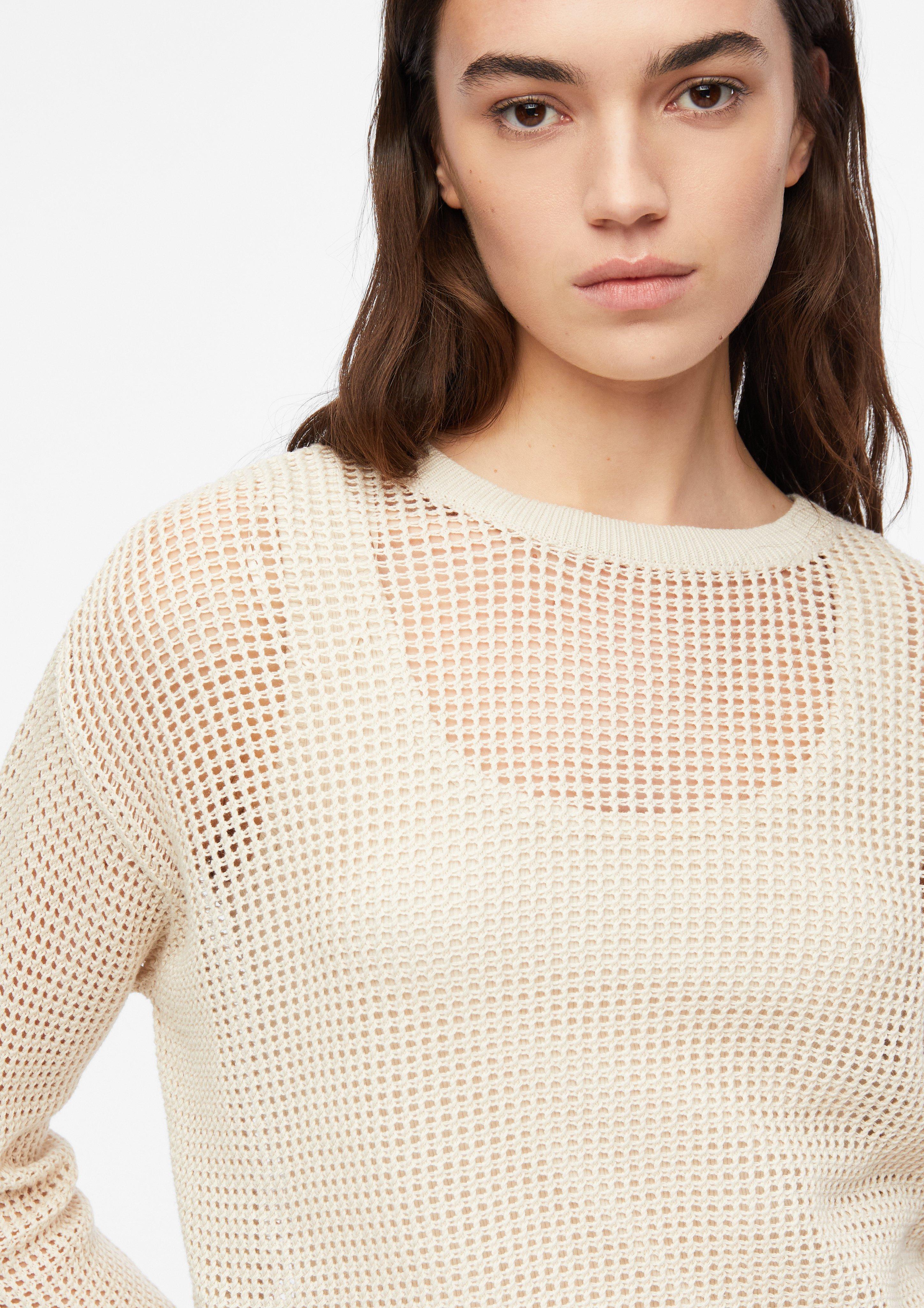 Pullover aus Ajourstrick in  von COMMA