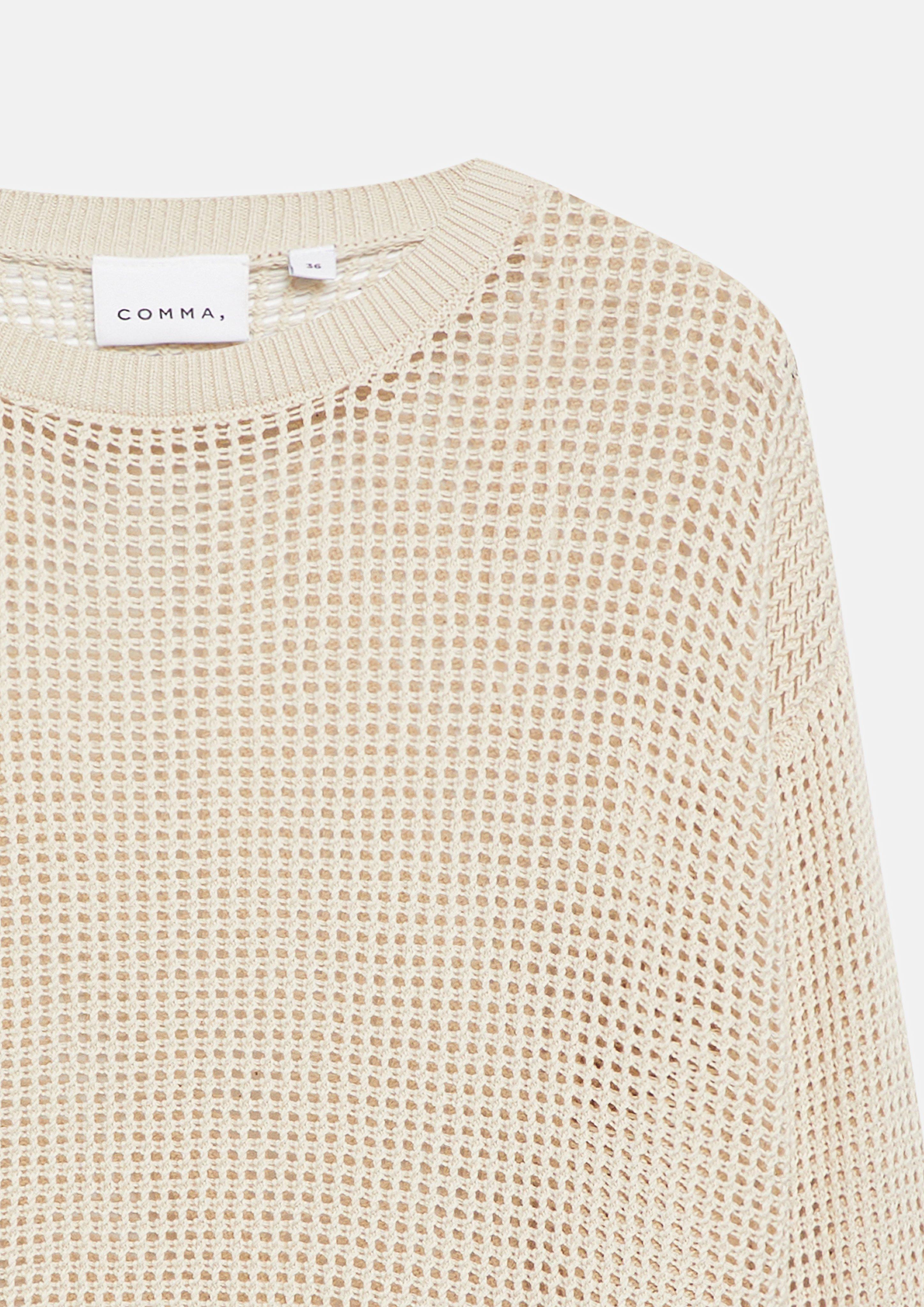 Pullover aus Ajourstrick in  von COMMA
