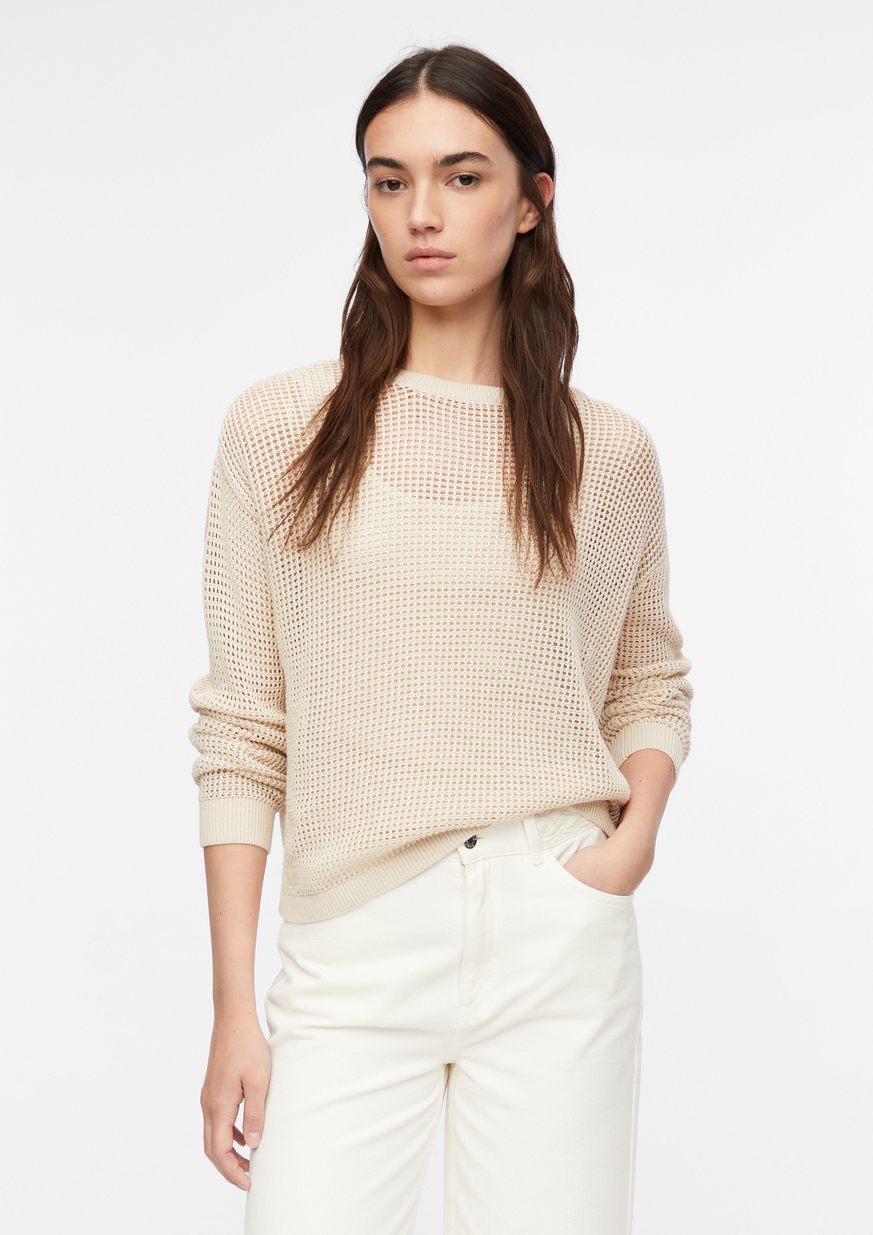 Pullover aus Ajourstrick in  von COMMA