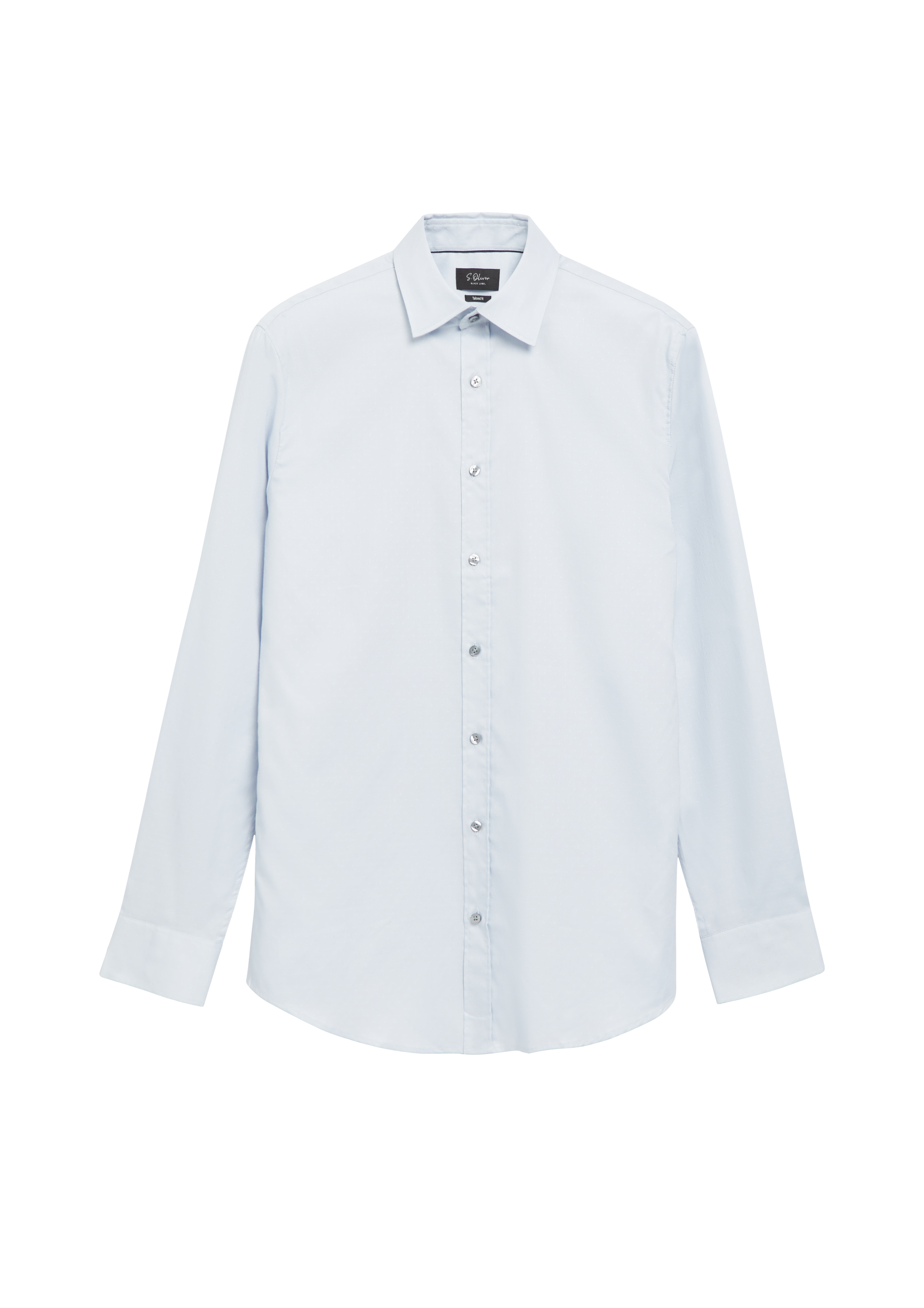Tailored Fit: Strukturiertes Hemd aus Comfort Stretch