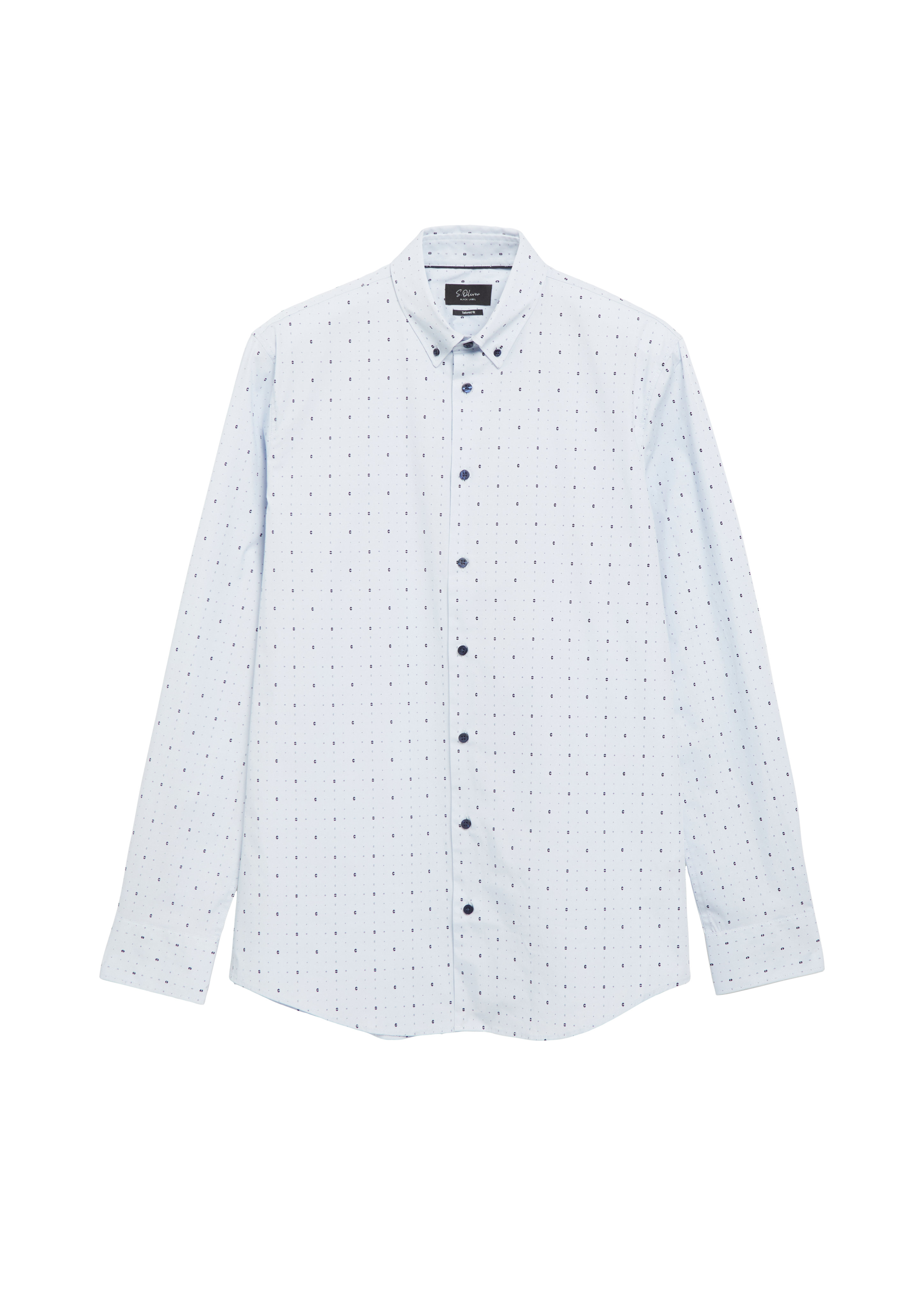 Tailored Fit: Button-down-Hemd aus Comfort Stretch