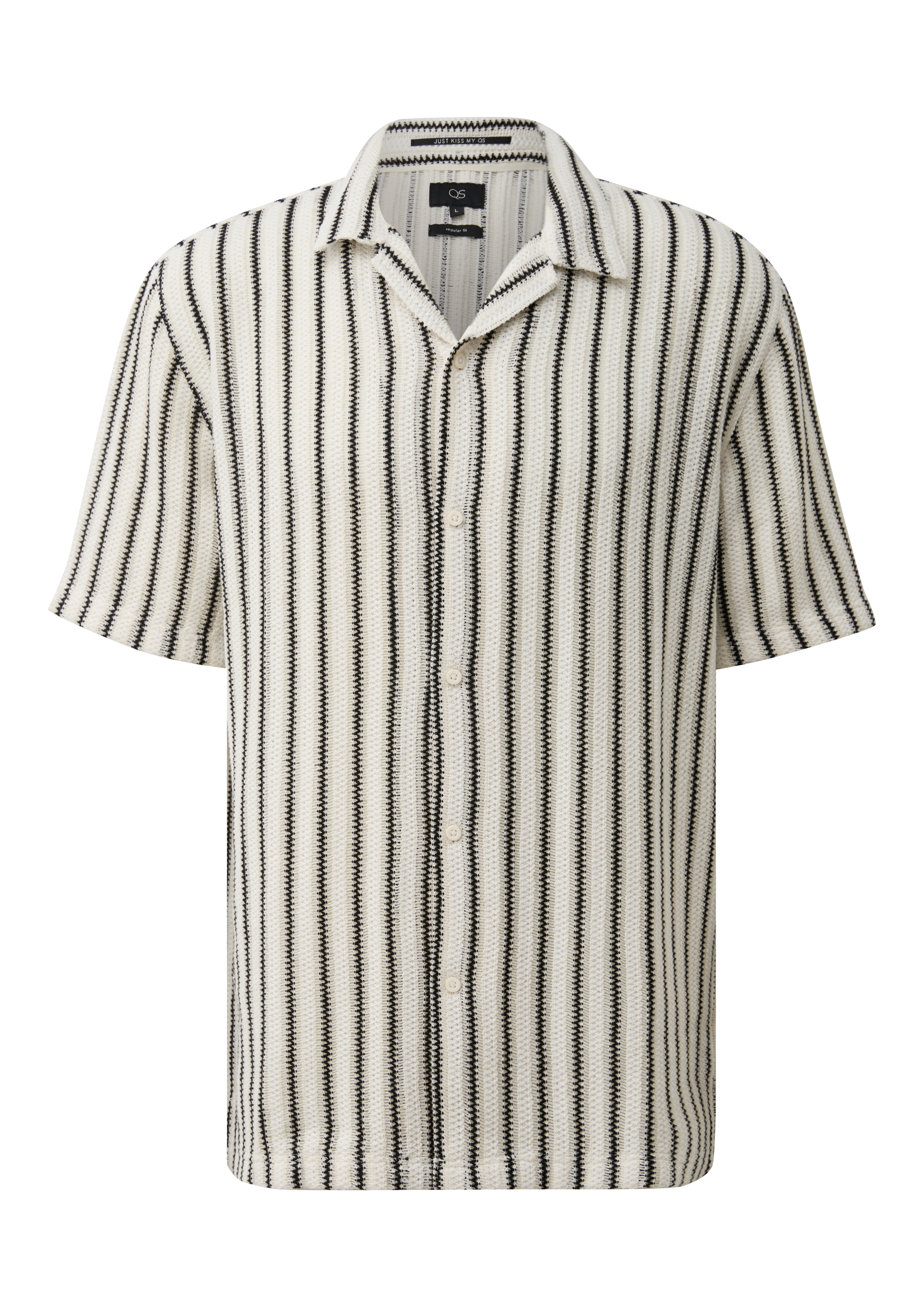 Resort Fit: gestructureerd overhemd