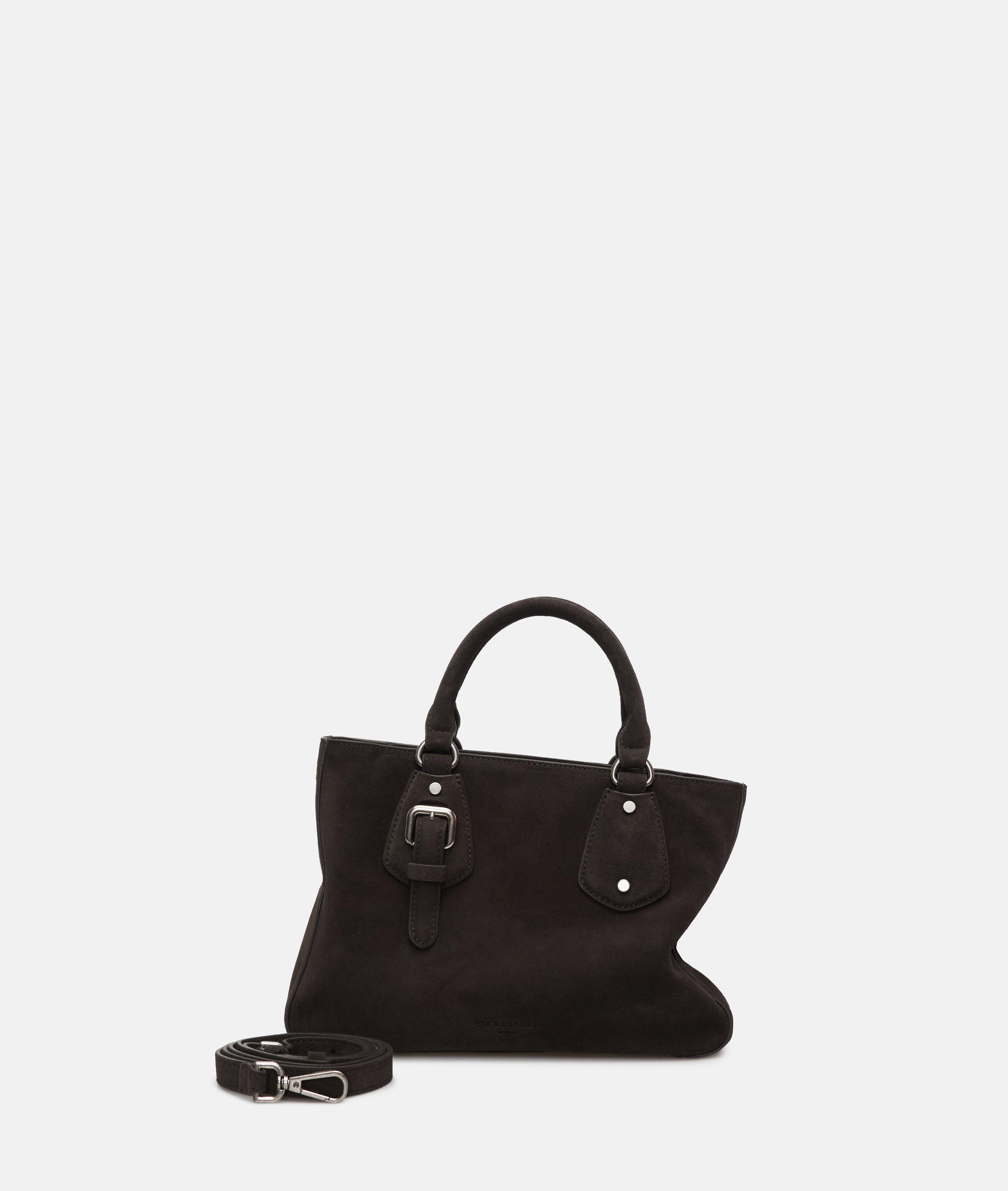 Satchel in bruin, bruin & beige