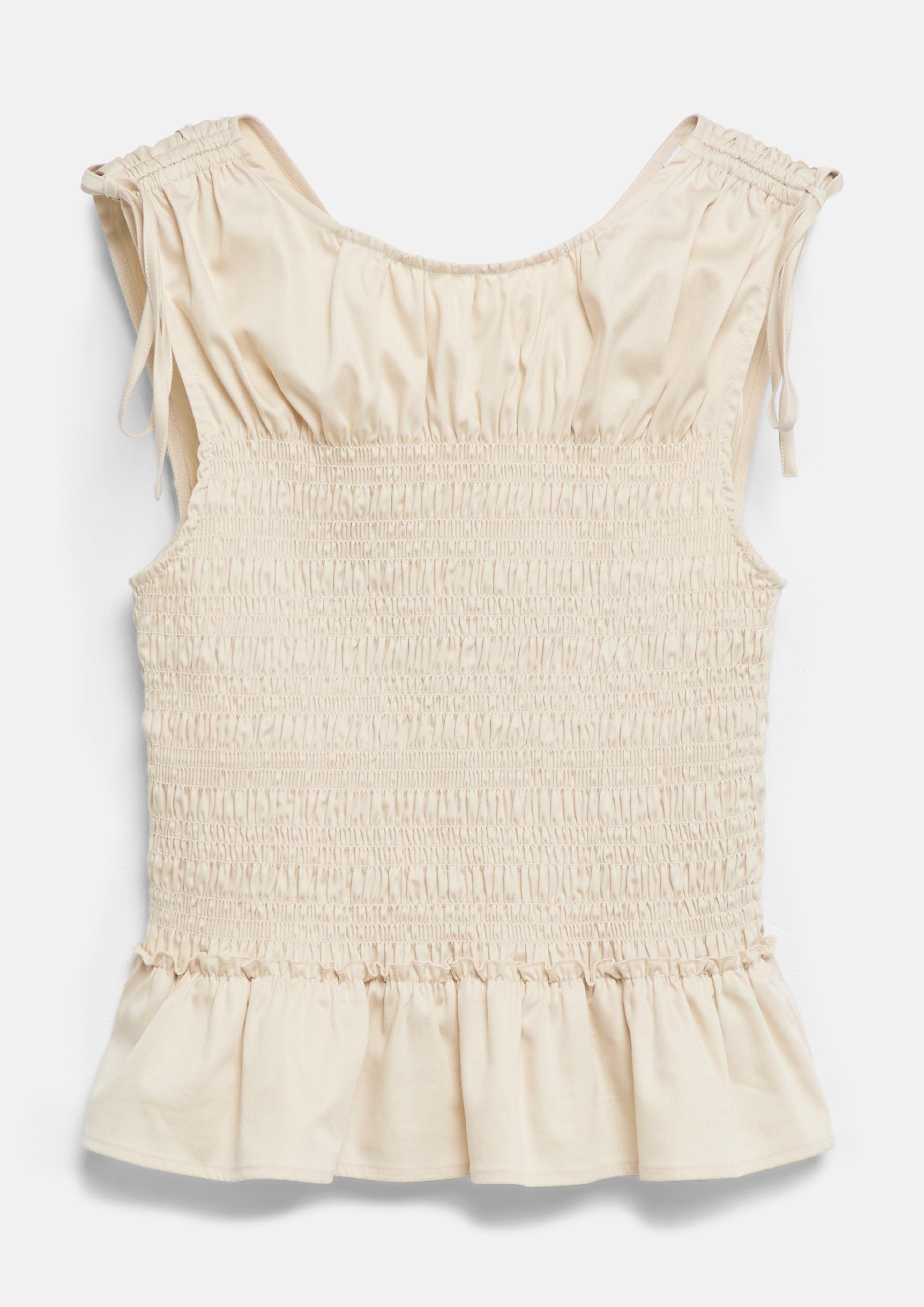 Blouse en beige de COMMA