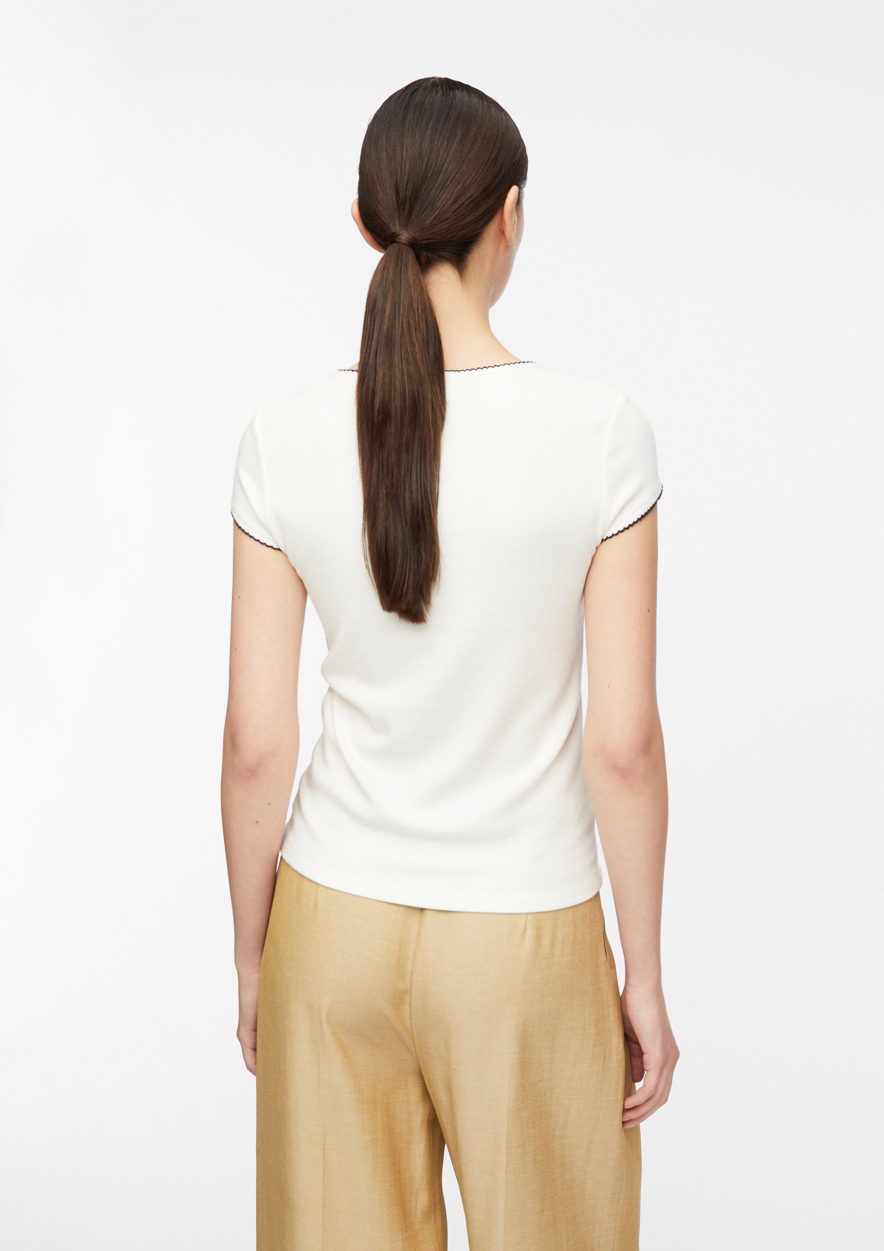 T-shirt en crème de COMMA