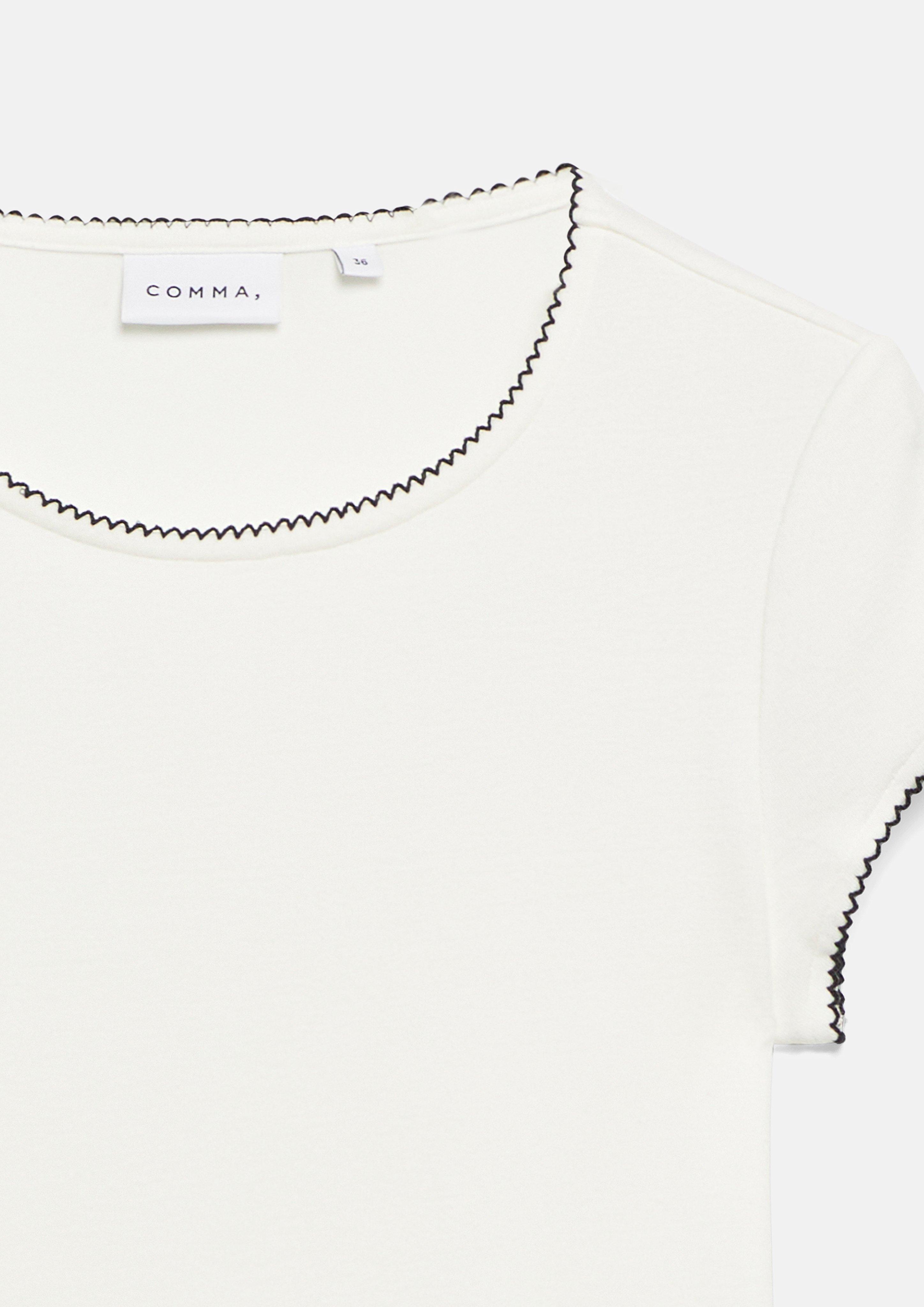 T-shirt en crème de COMMA