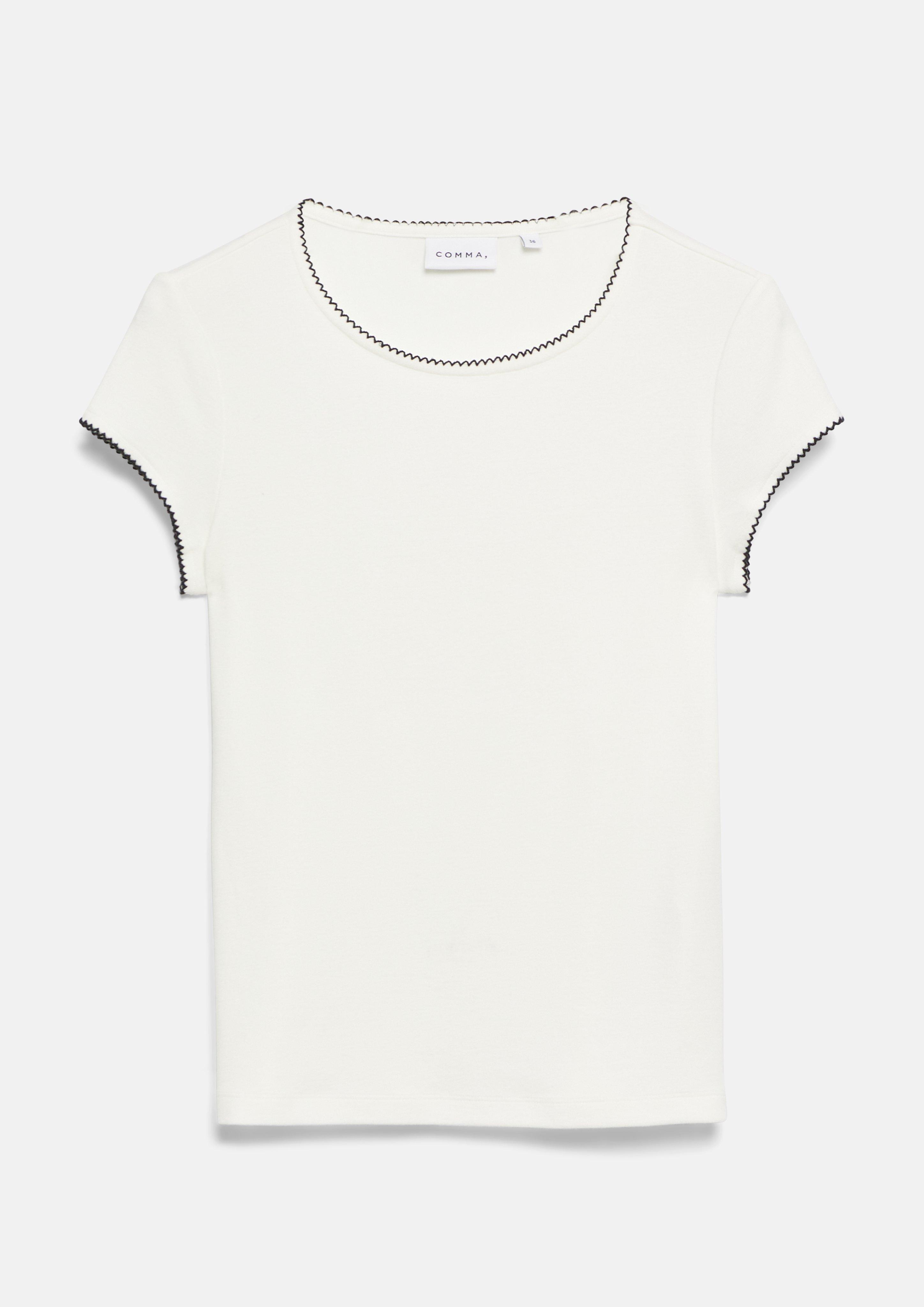 T-shirt en crème de COMMA