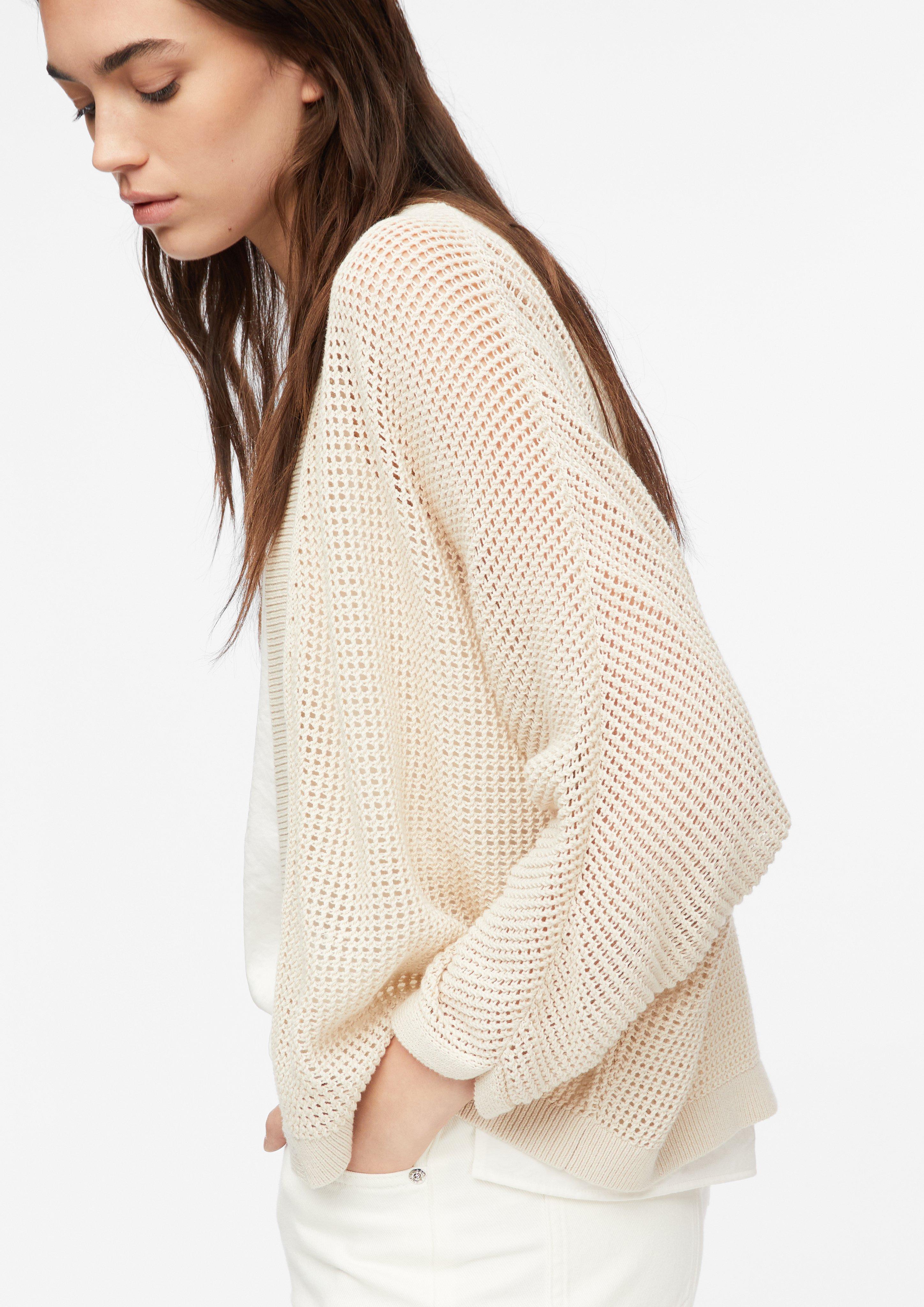 Strickjacke in beige von COMMA