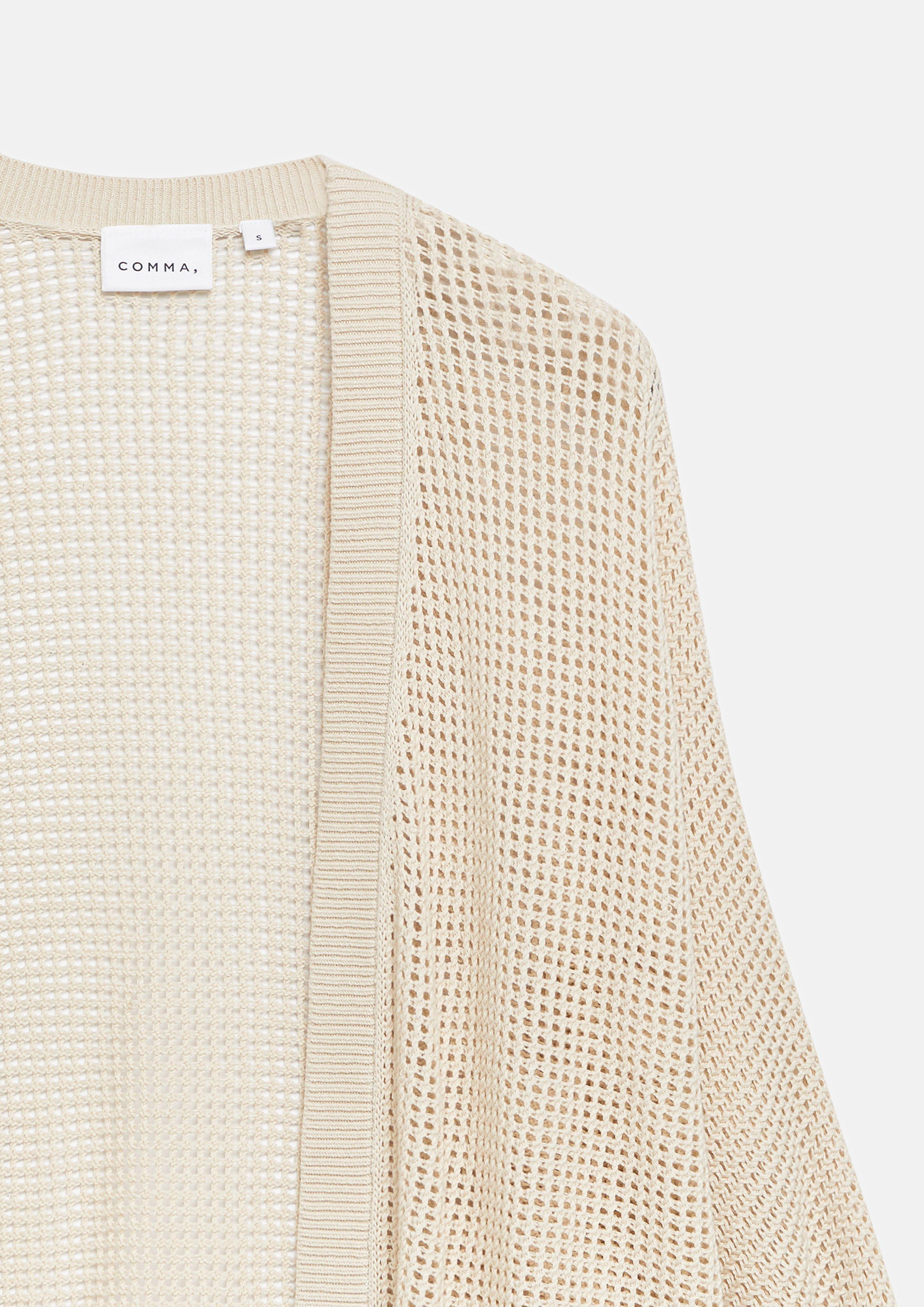 Strickjacke in beige von COMMA