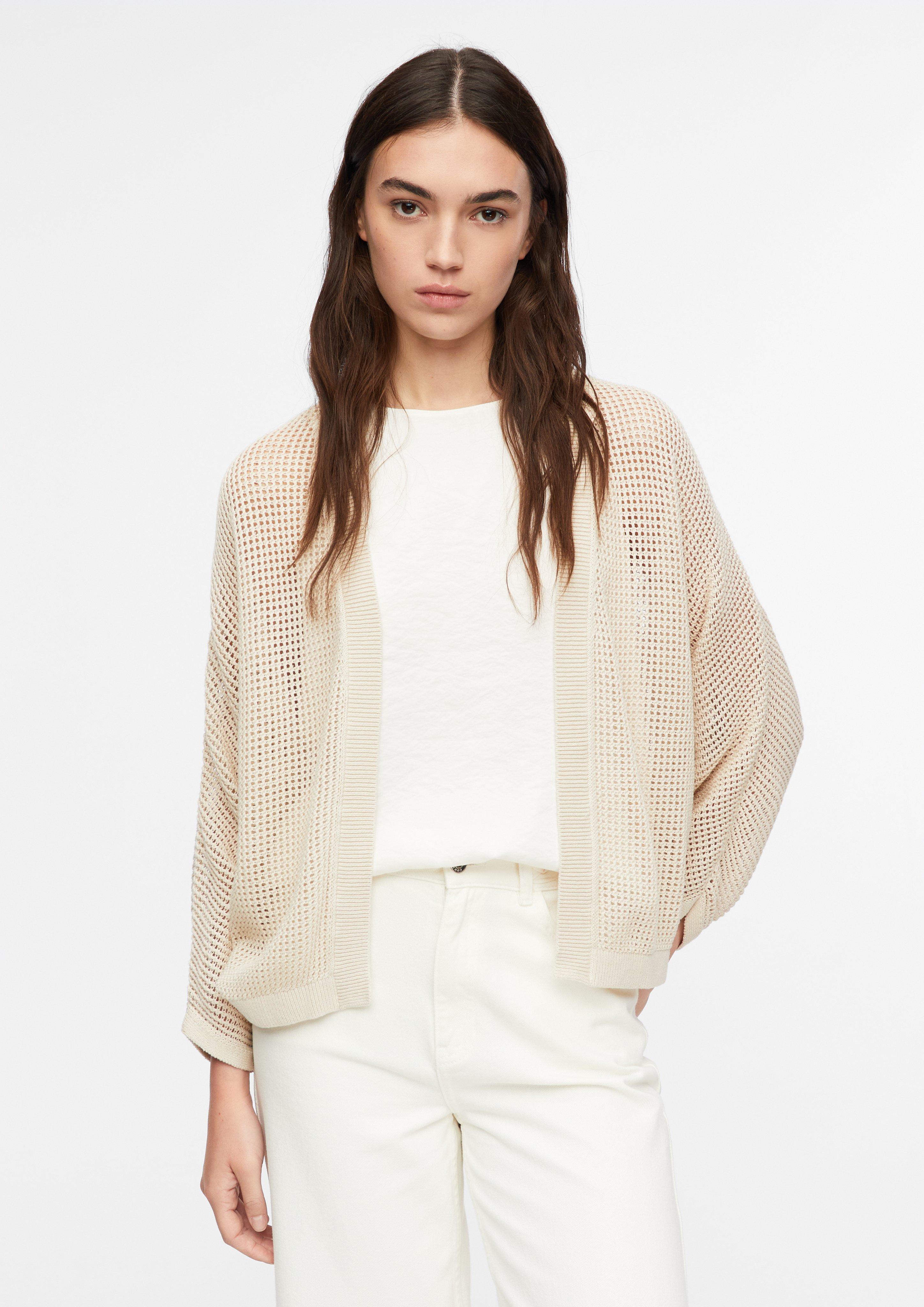 Strickjacke in beige von COMMA