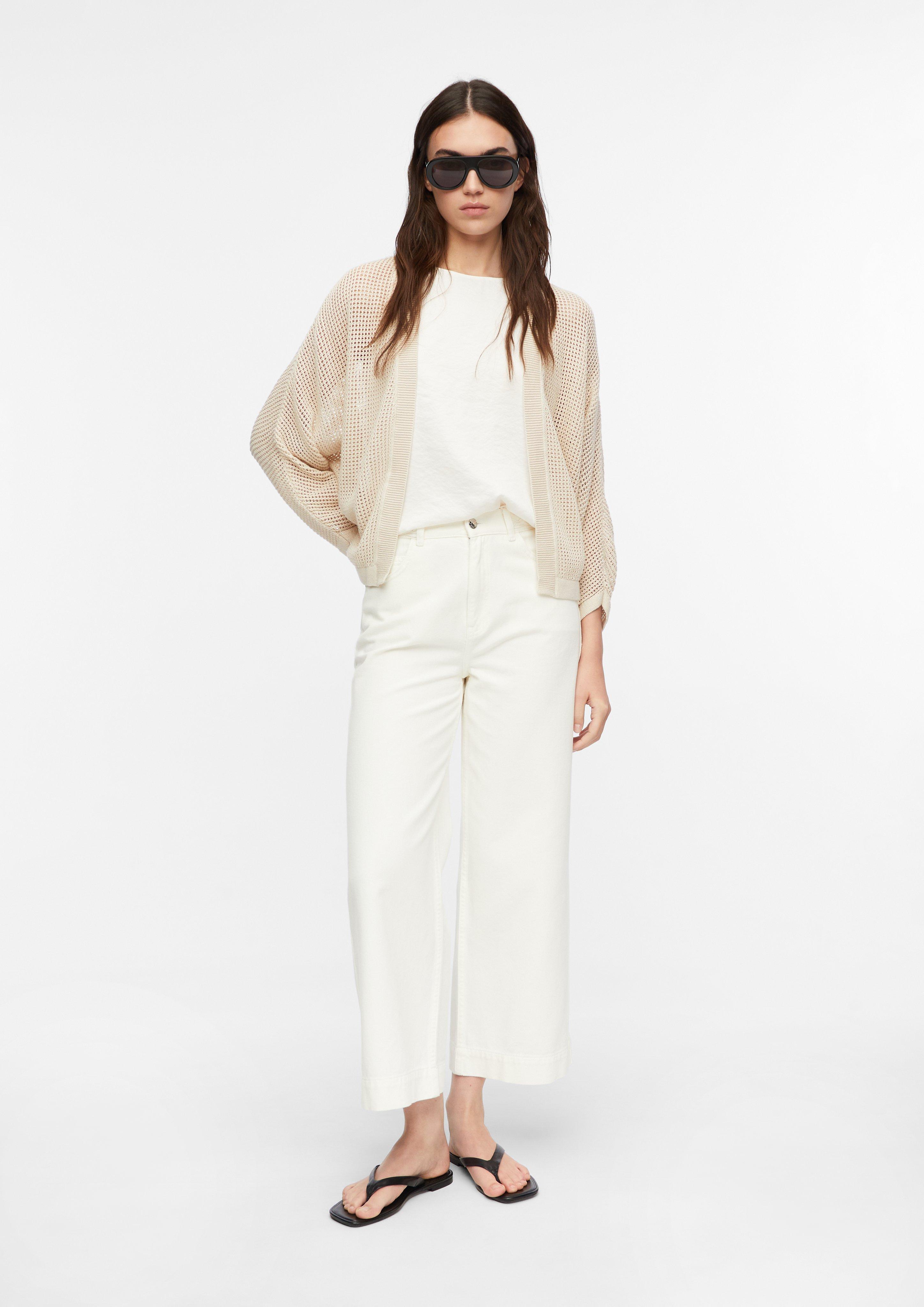 Strickjacke in beige von COMMA
