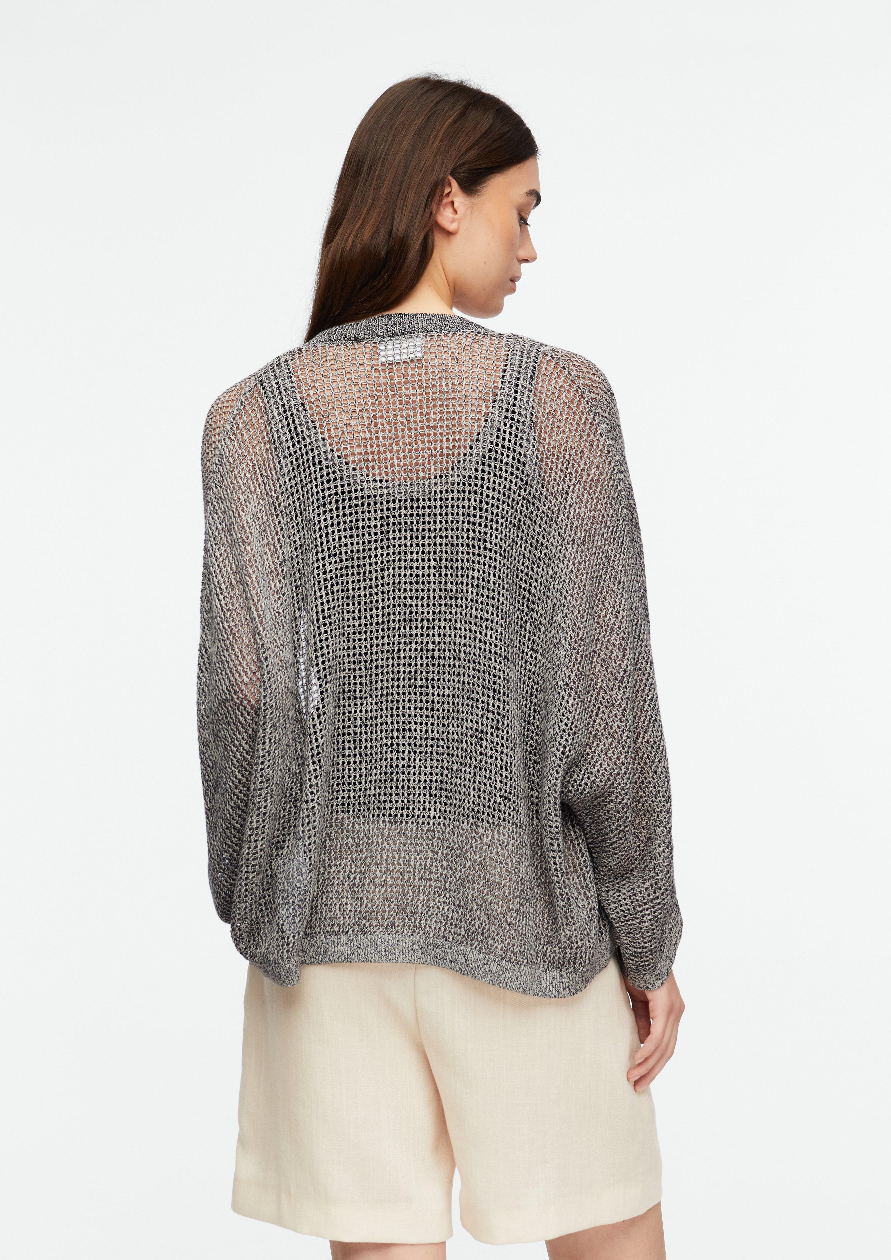 Strickjacke in beige von COMMA