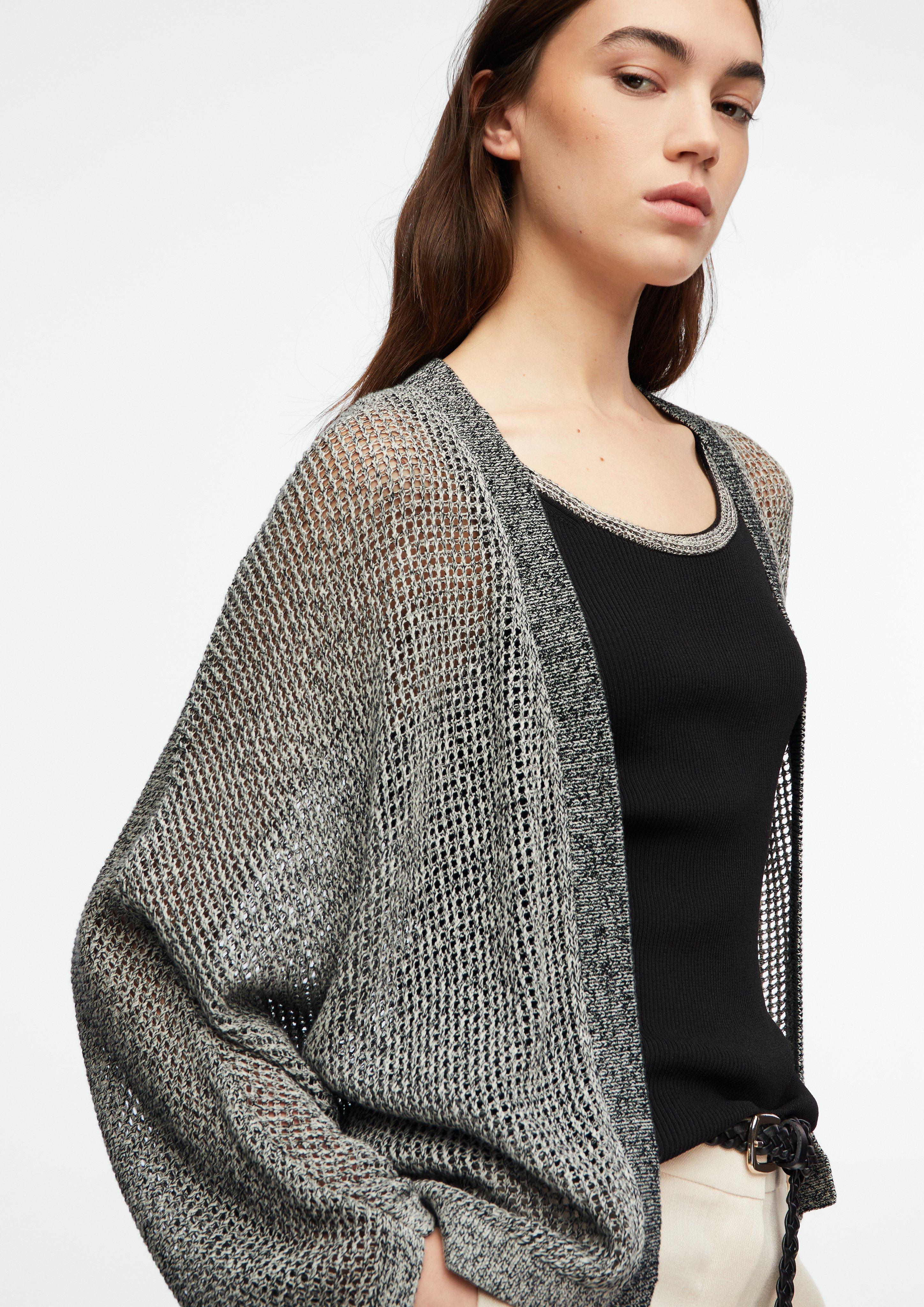 Strickjacke in beige von COMMA