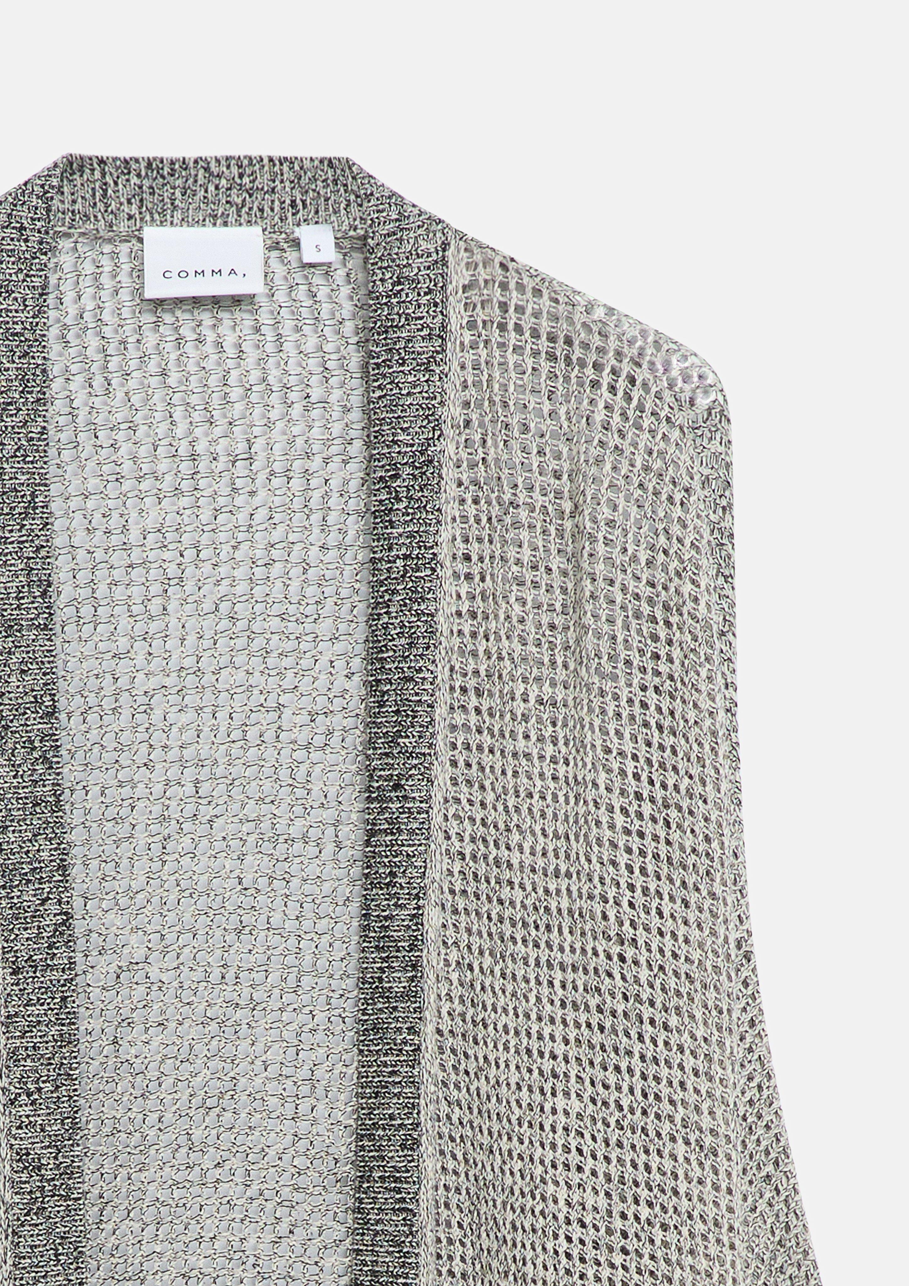 Strickjacke in beige von COMMA