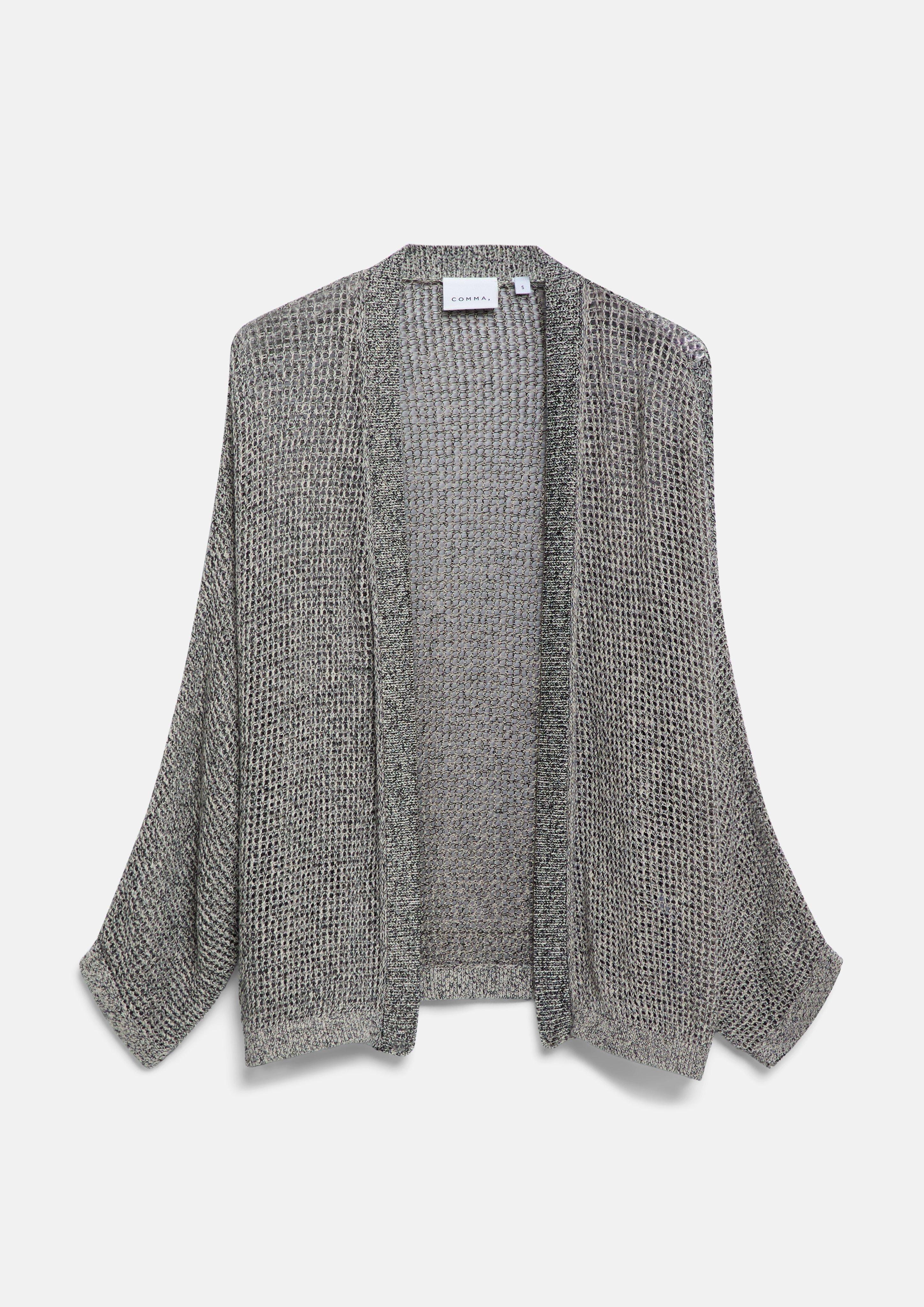 Strickjacke in beige von COMMA