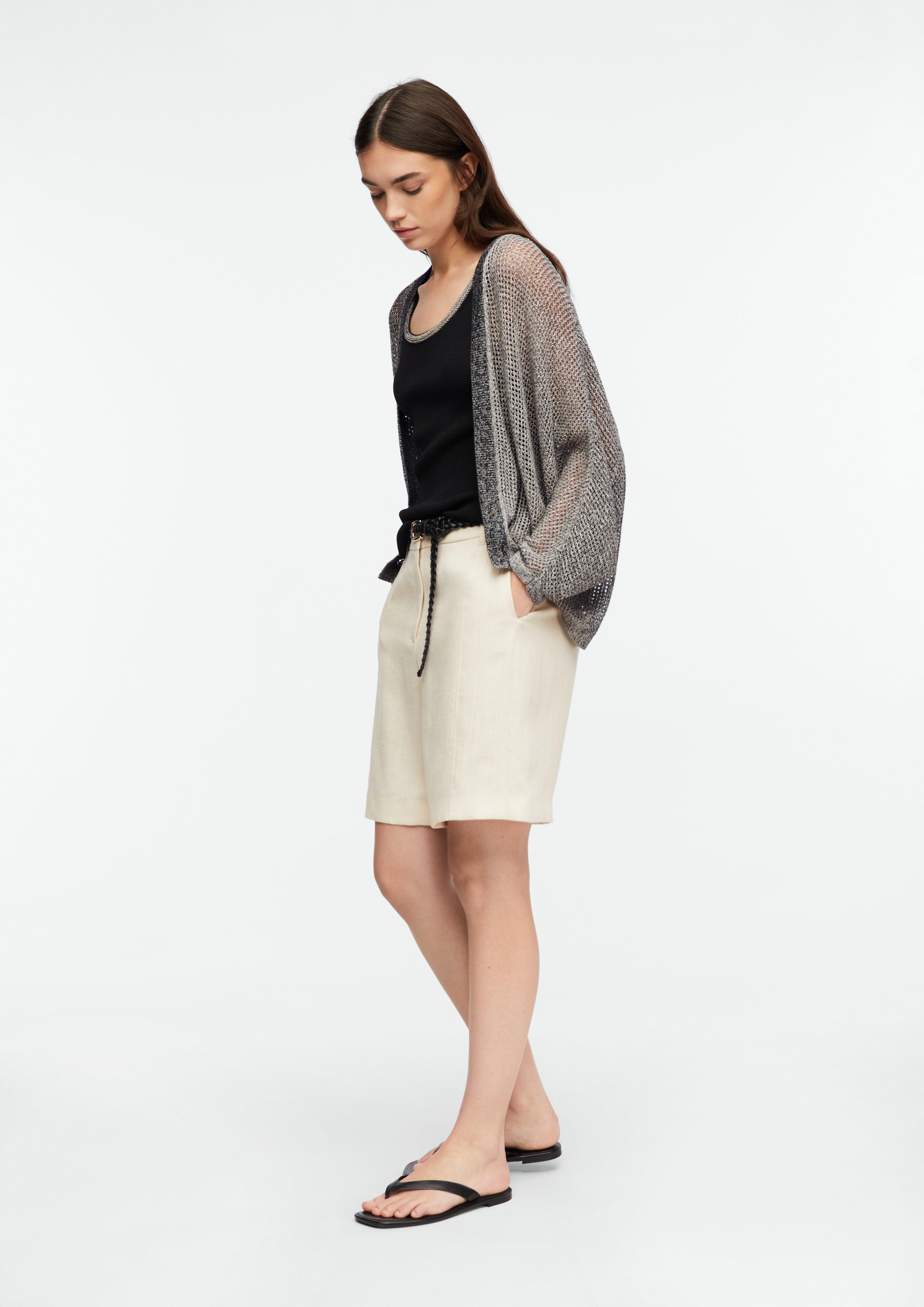Strickjacke in beige von COMMA