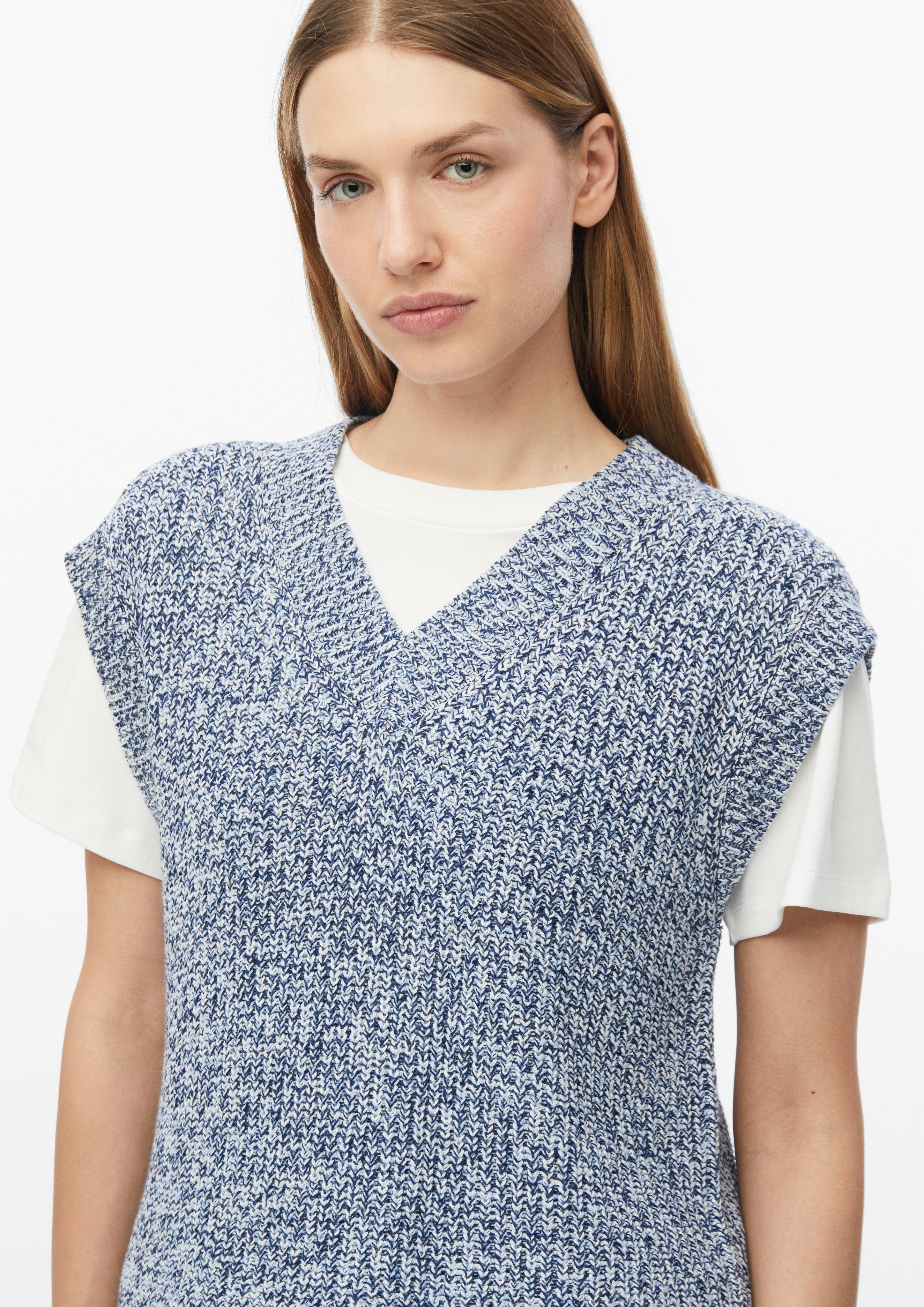 Femmes Gilet en maille ajourée en bleu de s.Oliver