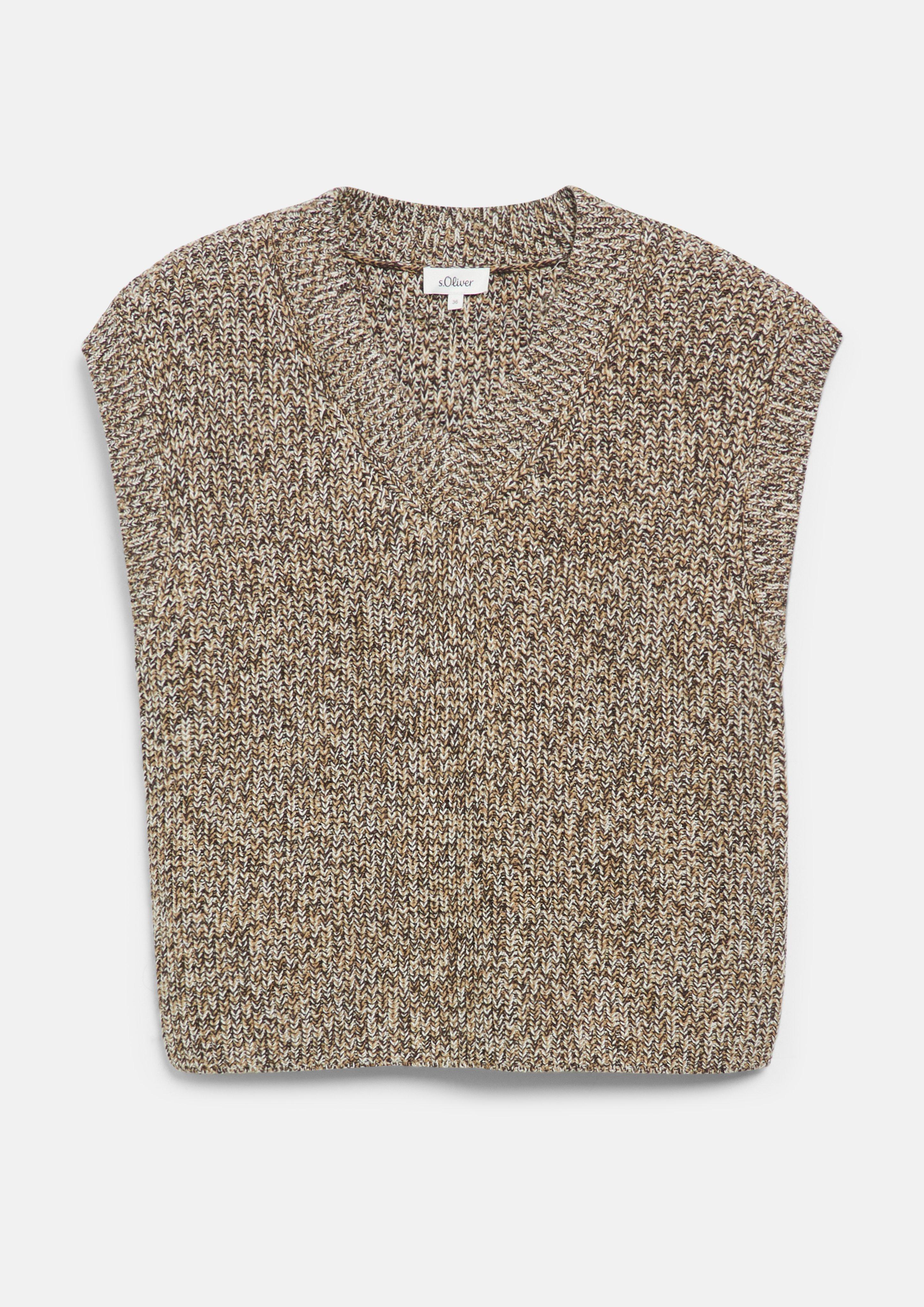 Kobiety Sweter z dzianiny w kolorze brązowy od s.Oliver