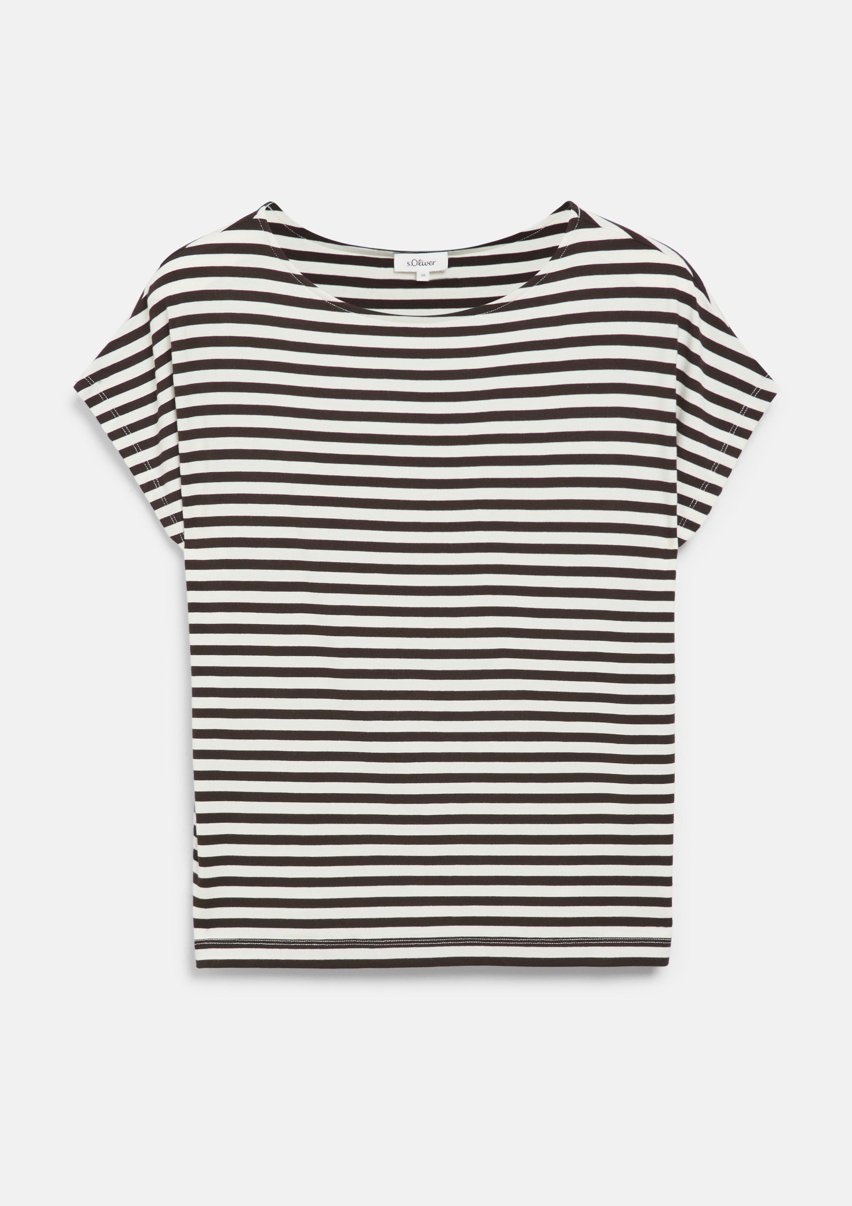 Women T-Shirt in dark brown by s.Oliver