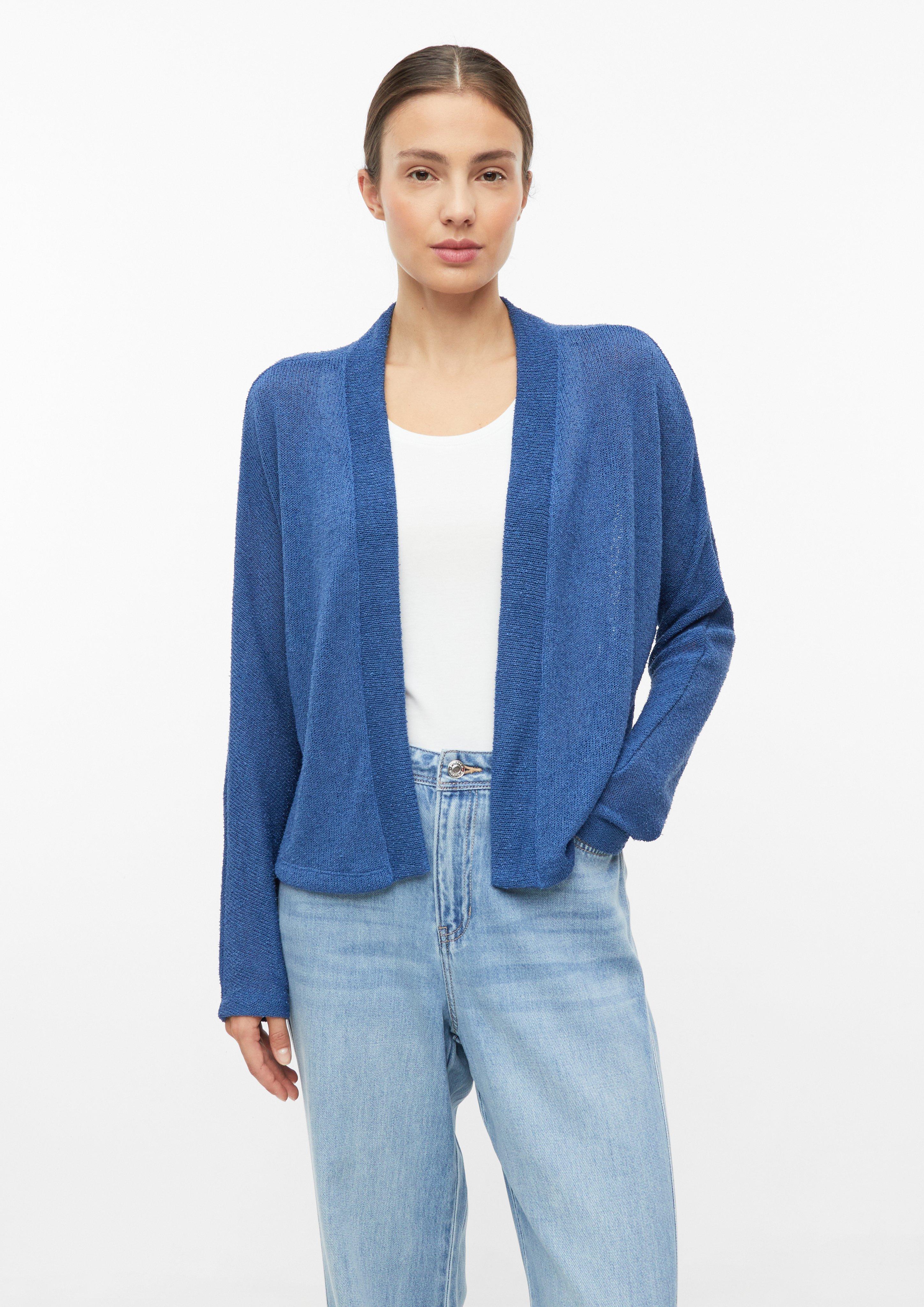 Cardigan en maille légère en bleu roi de s.Oliver