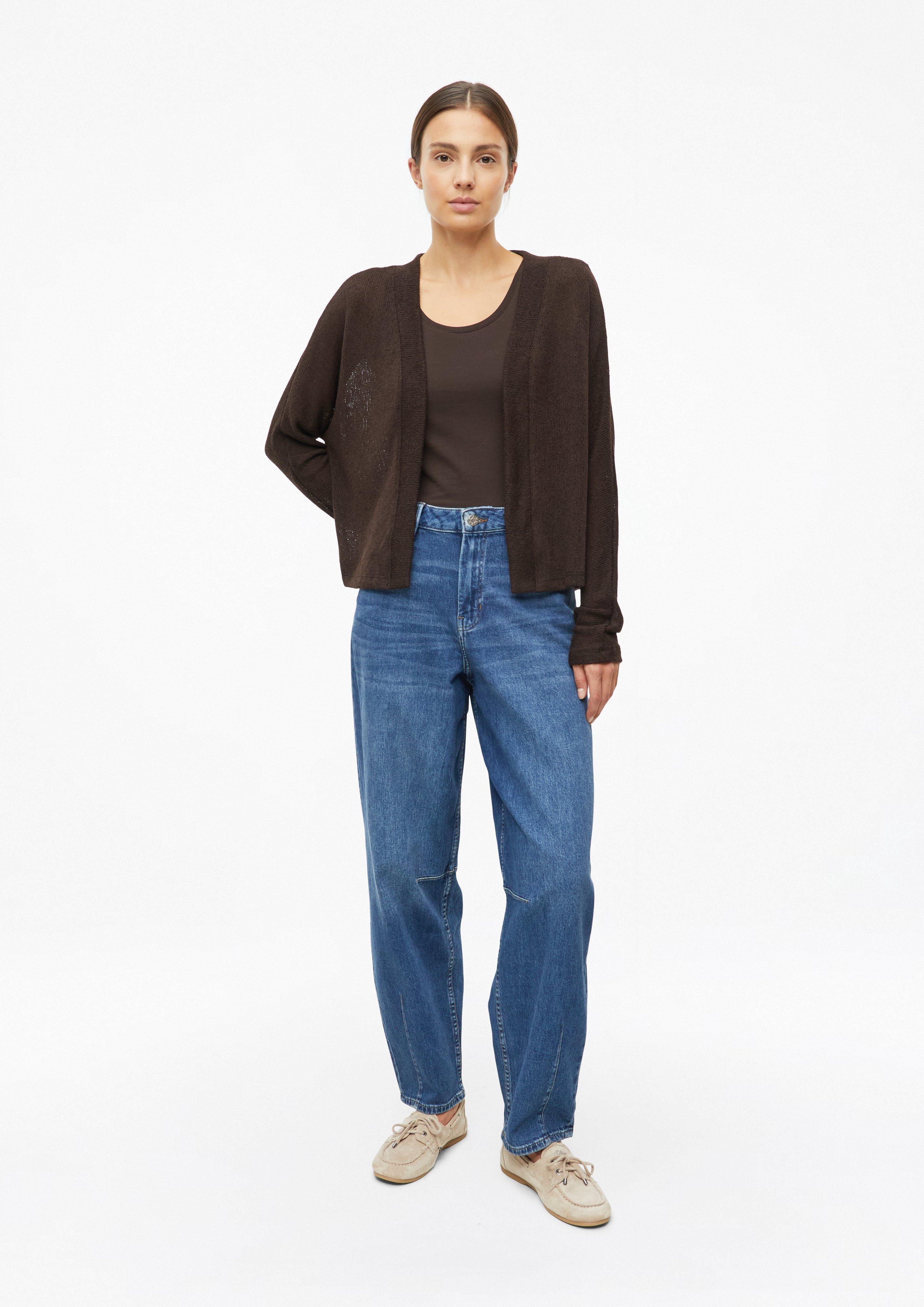 Femmes Cardigan en maille légère en brun de s.Oliver