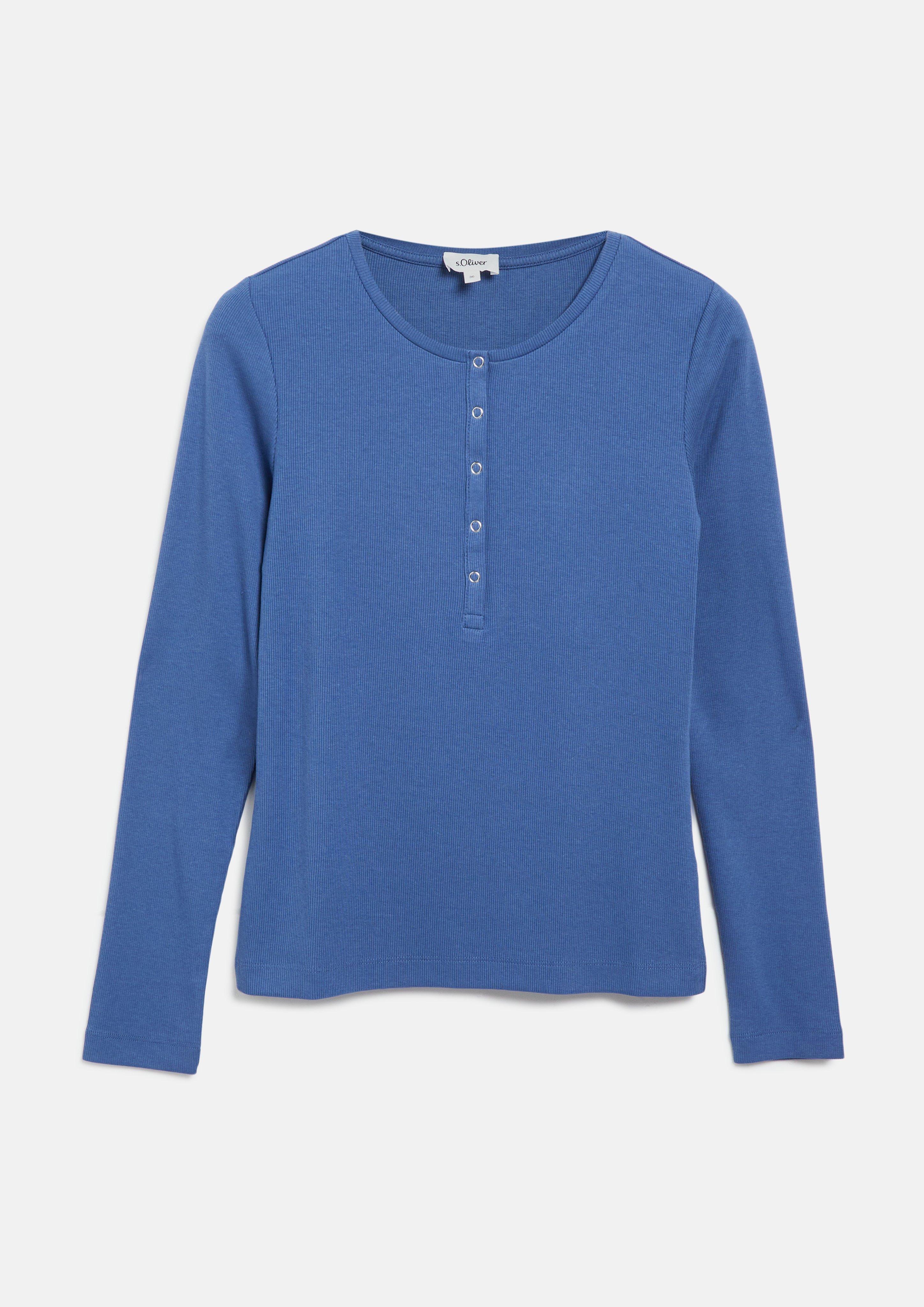 Dames T-Shirt in koningsblauw van s.Oliver