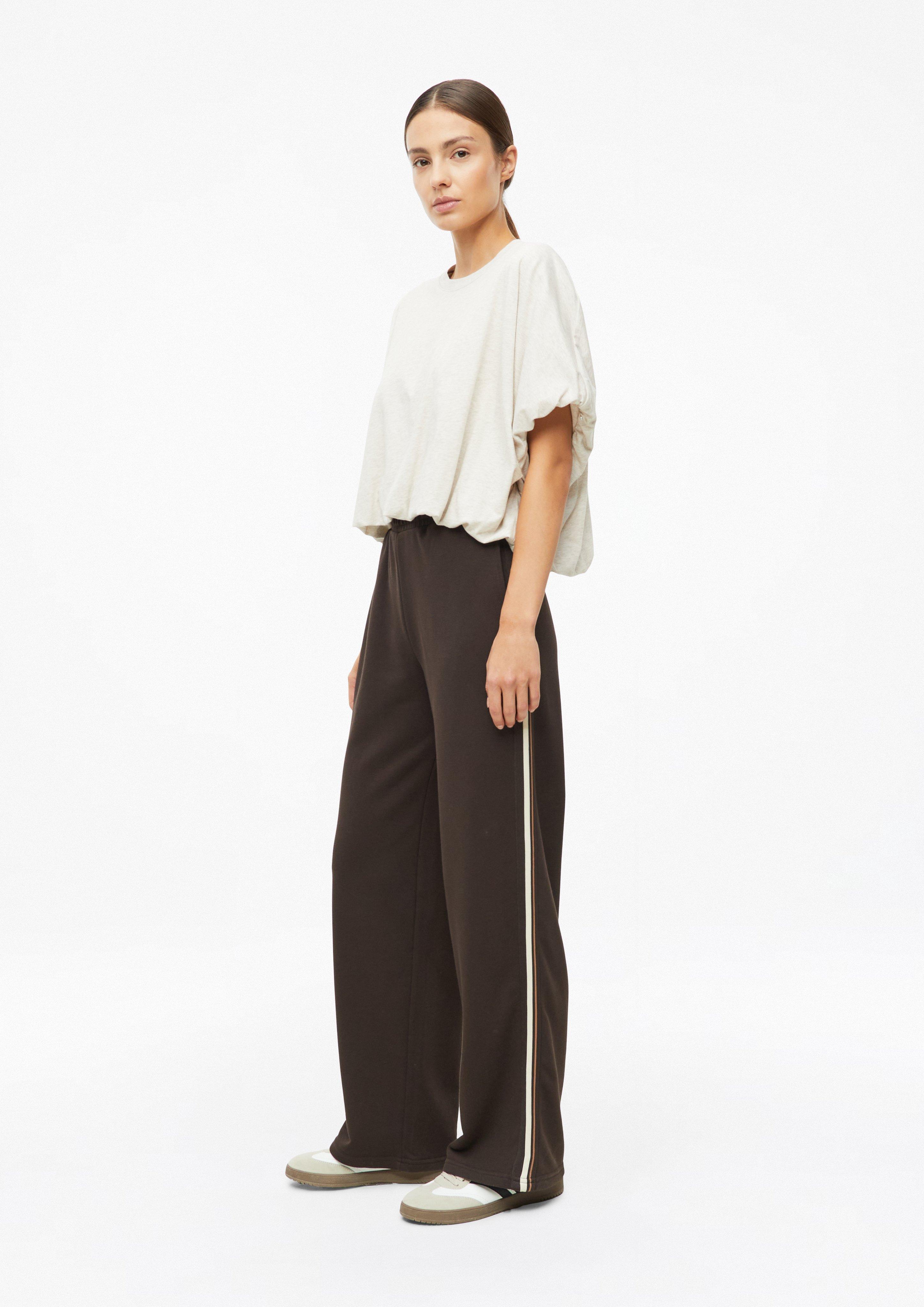Femmes T-shirt oversize à ourlet évasé en beige de s.Oliver