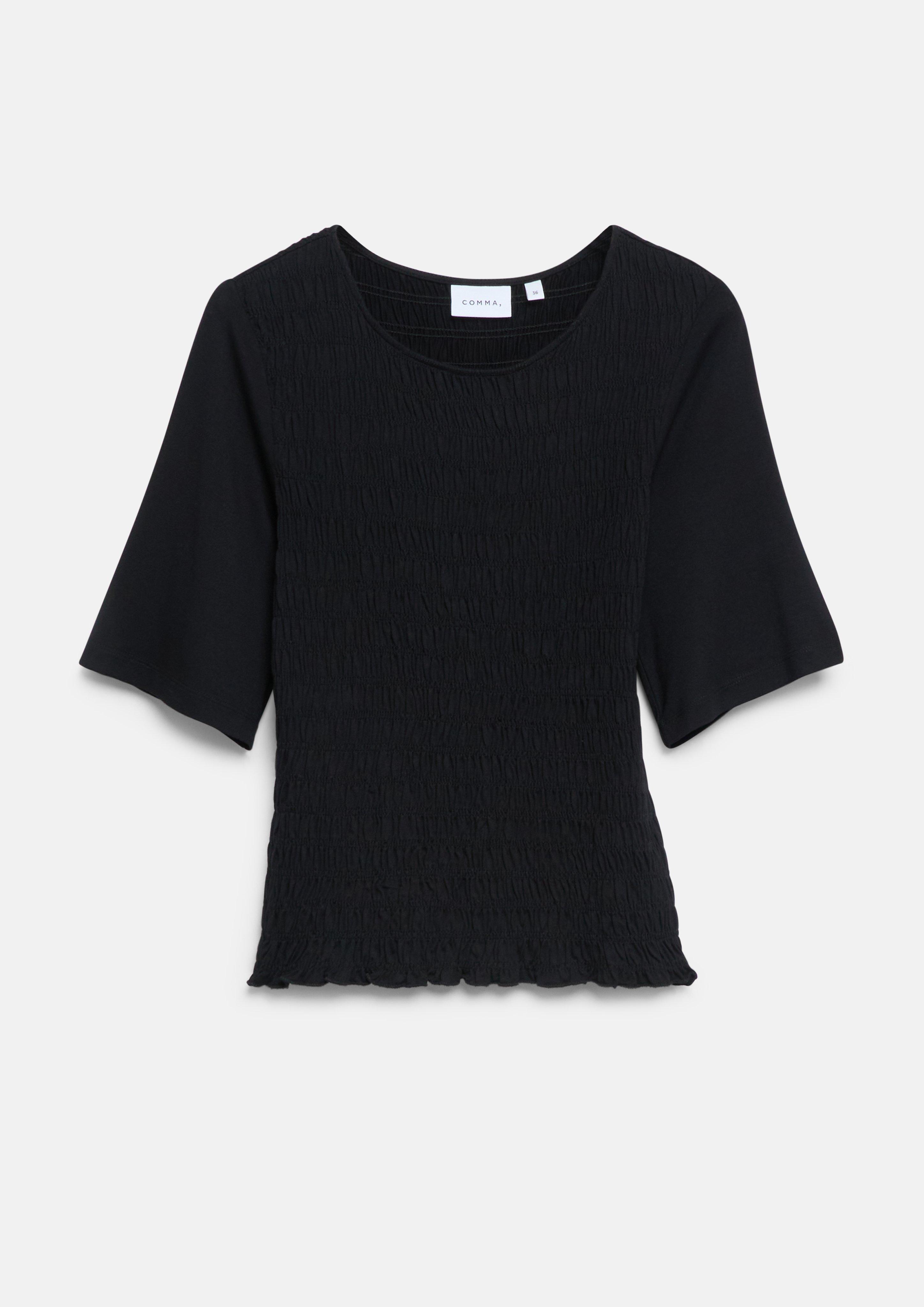T-Shirt in black by COMMA