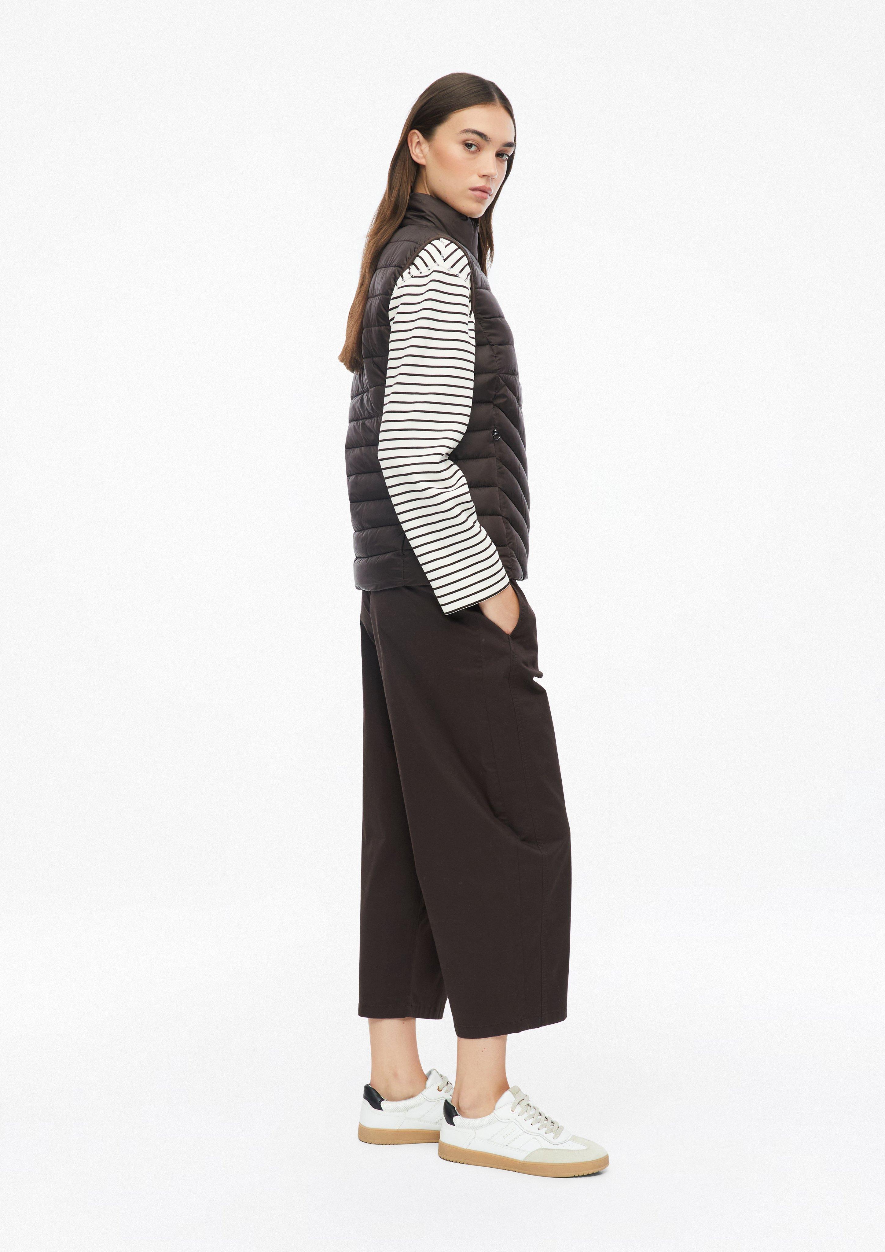 Damen Leichte Steppweste mit Packfunktion in braun von s.Oliver
