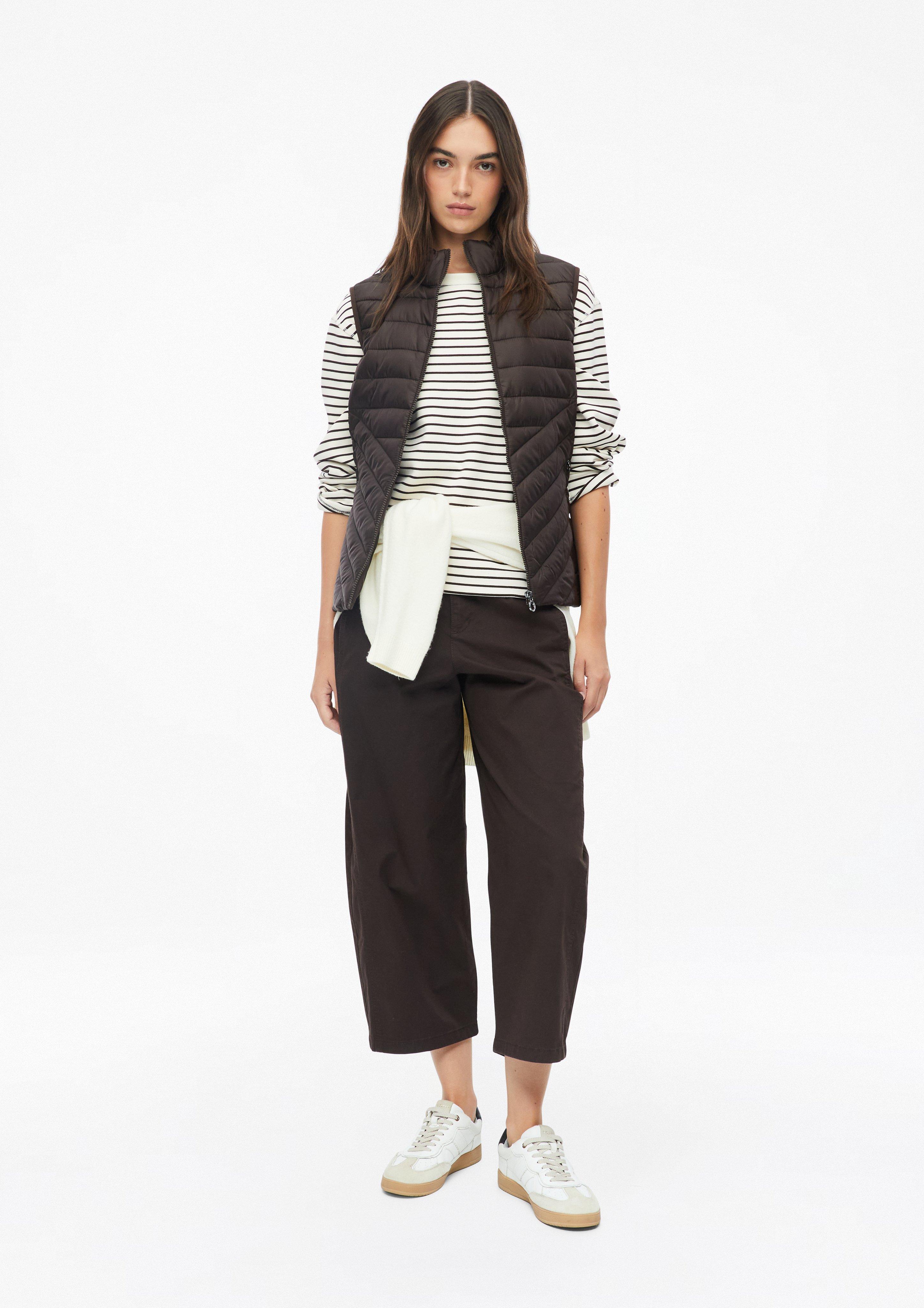 Damen Leichte Steppweste mit Packfunktion in braun von s.Oliver