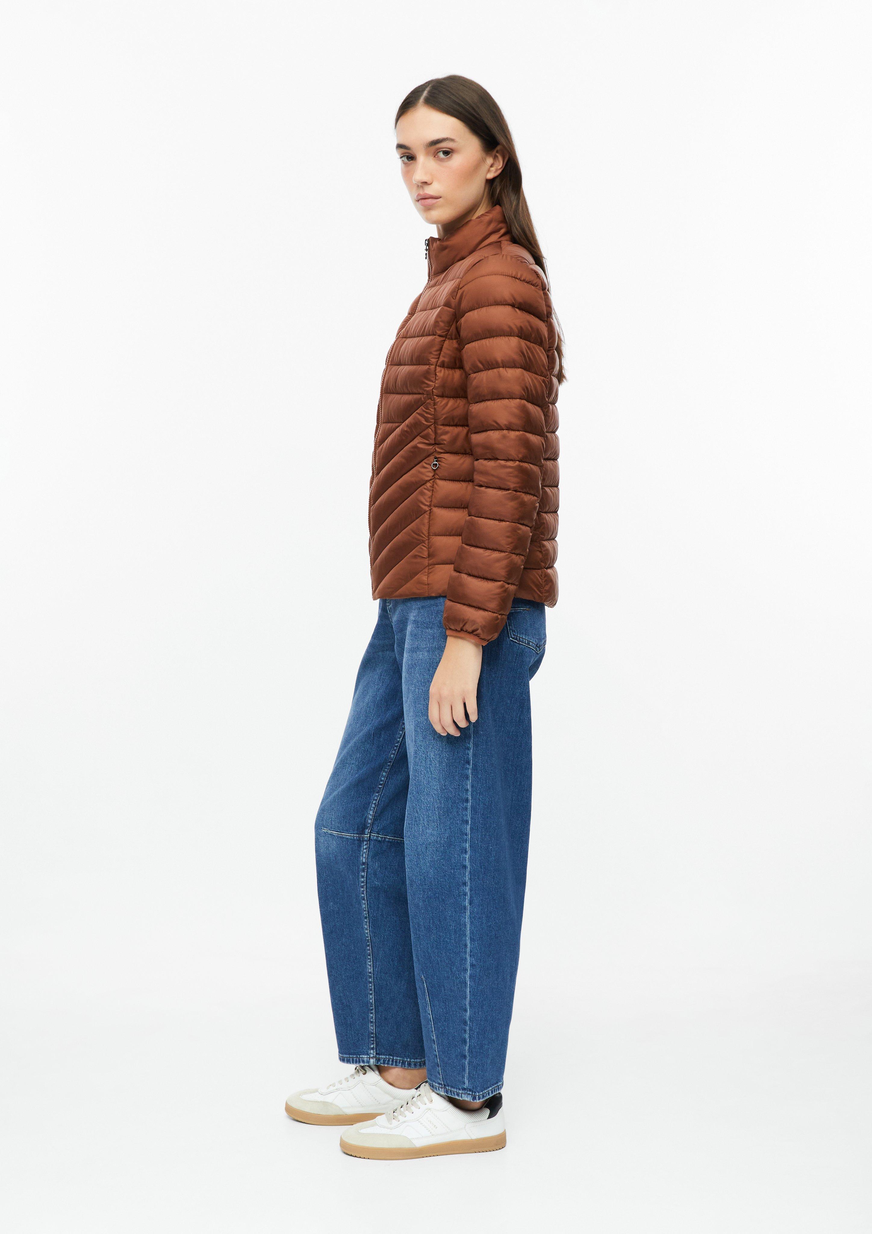 Damen Leichte Steppjacke mit Packfunktion in orange von s.Oliver