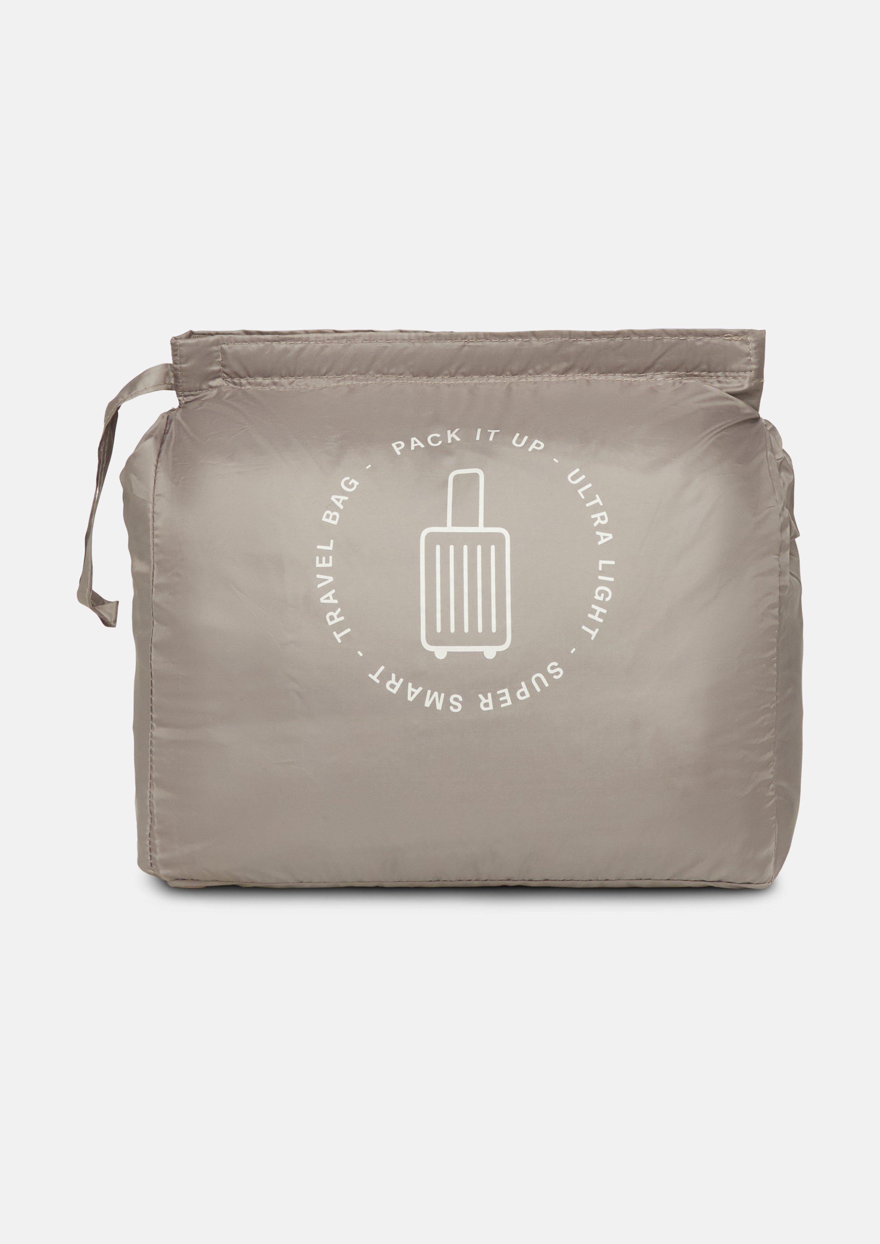 Dames Lichte gewatteerde jas met capuchon en opvouwbare functie in beige van s.Oliver