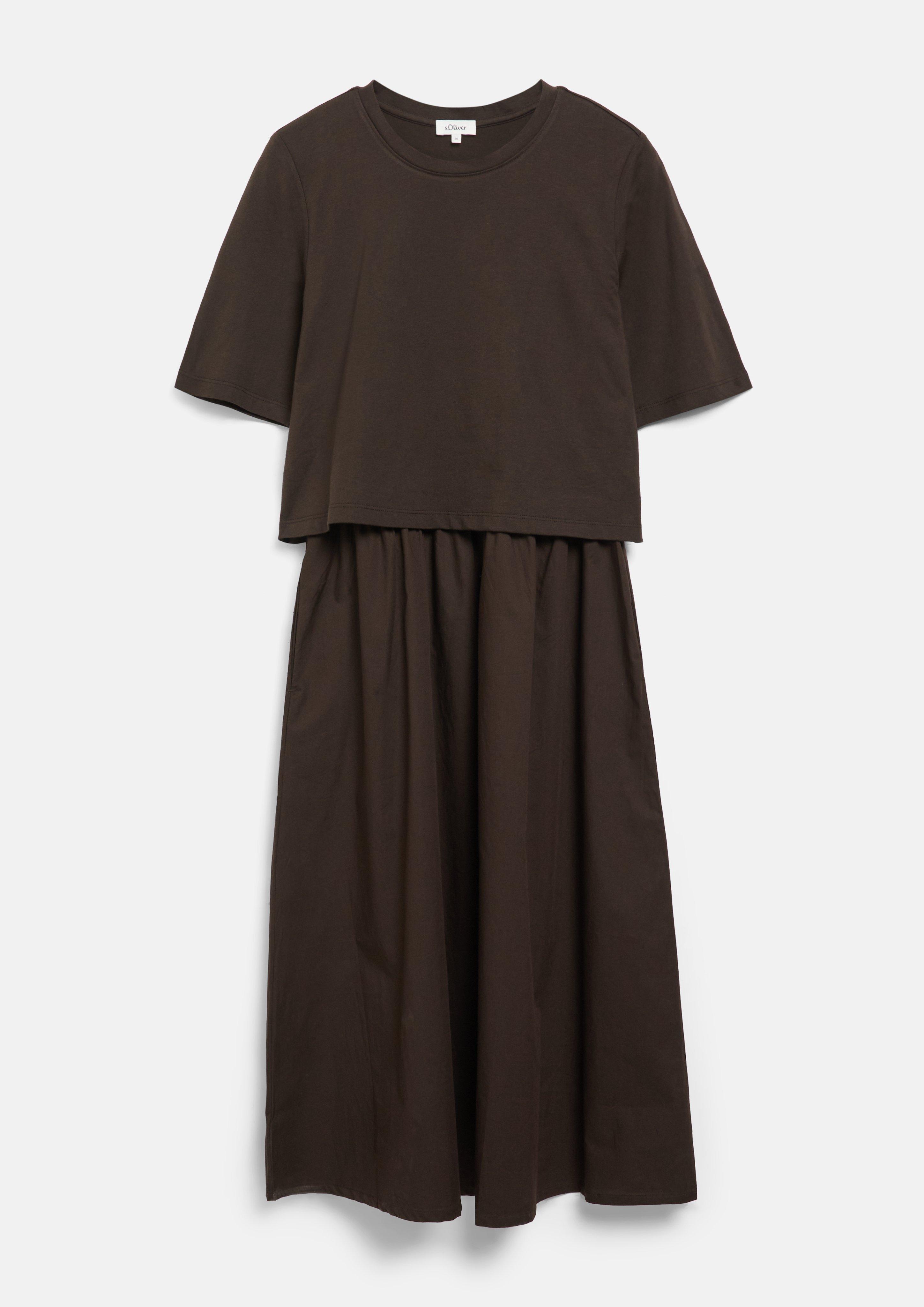 Femmes Robe en marron foncé de s.Oliver