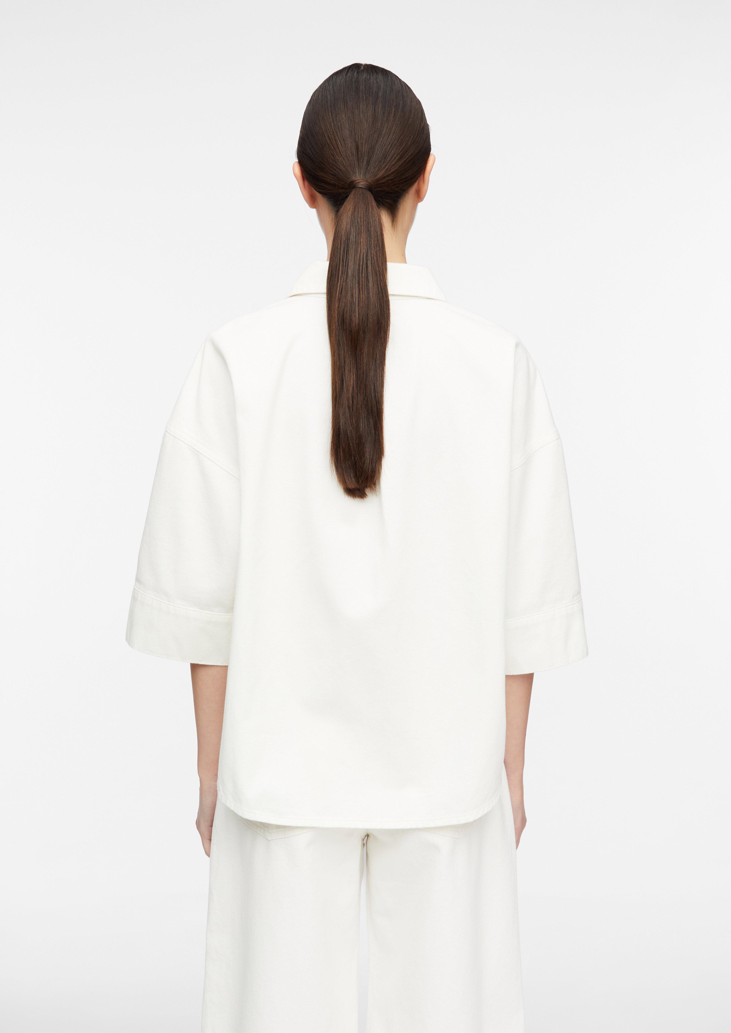 Bluse in creme von COMMA