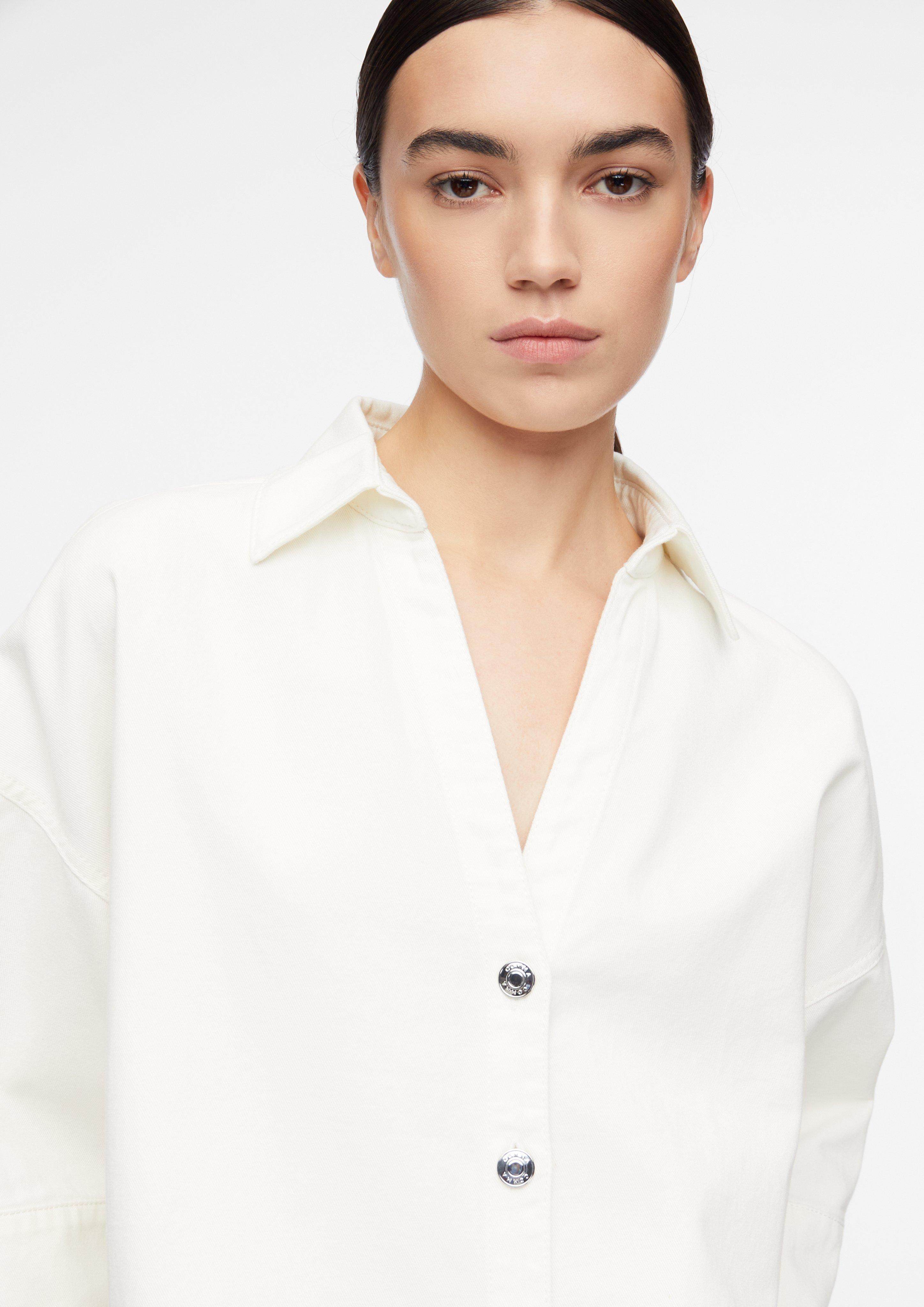 Bluse in creme von COMMA