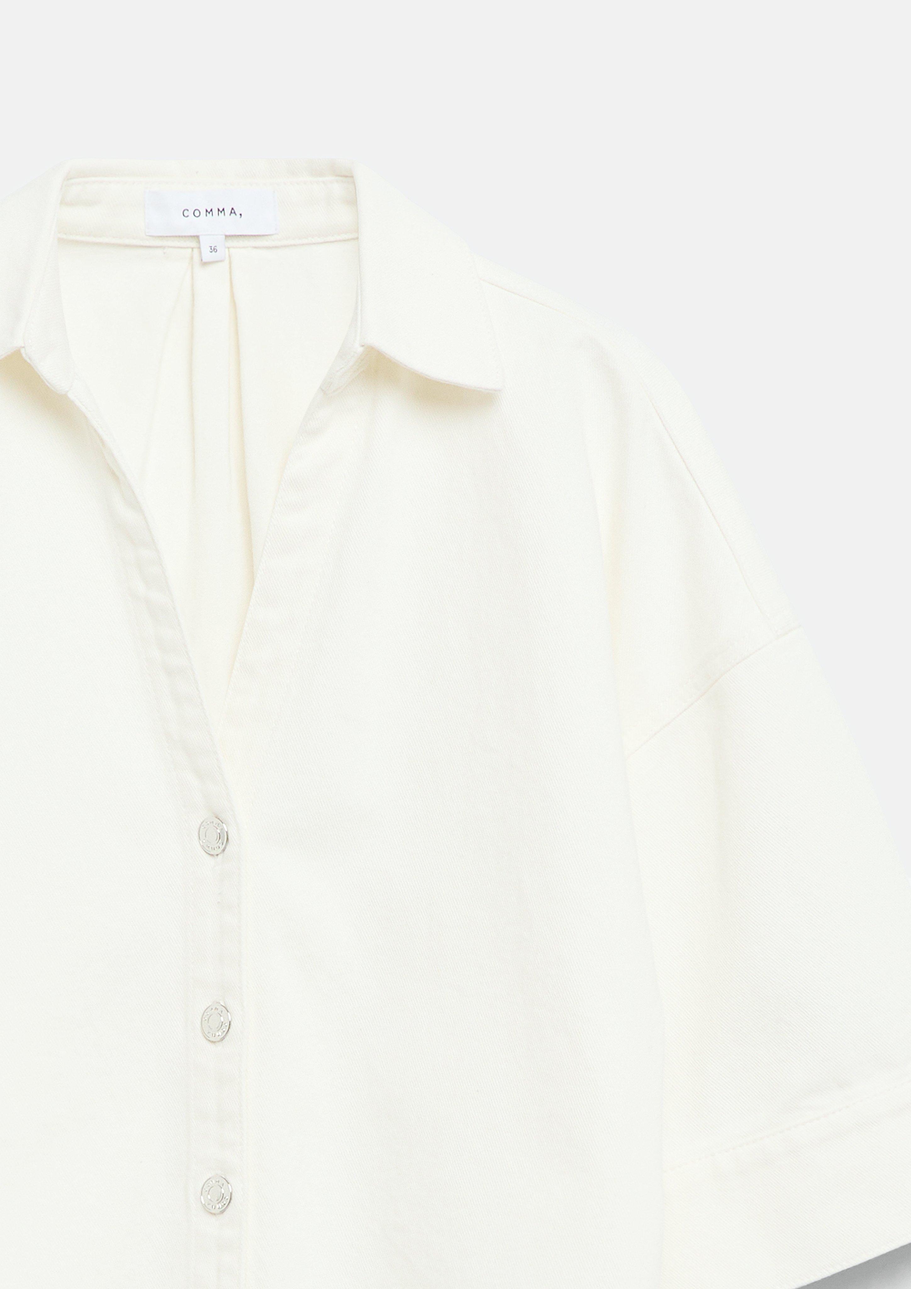 Bluse in creme von COMMA